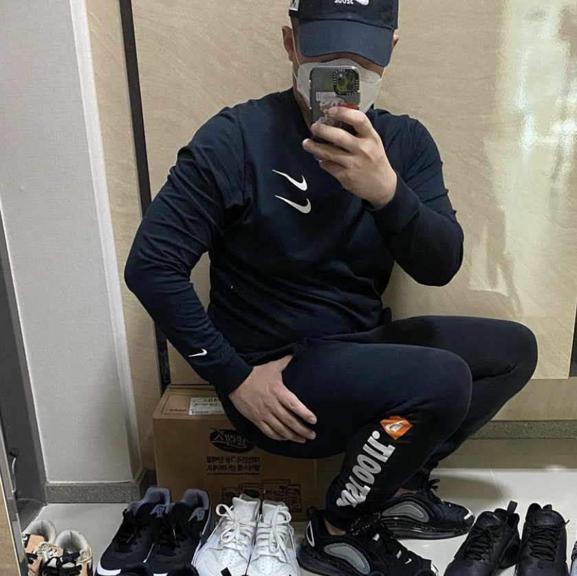 Nike x Undercover Air Max 720 Black 착용 스타일