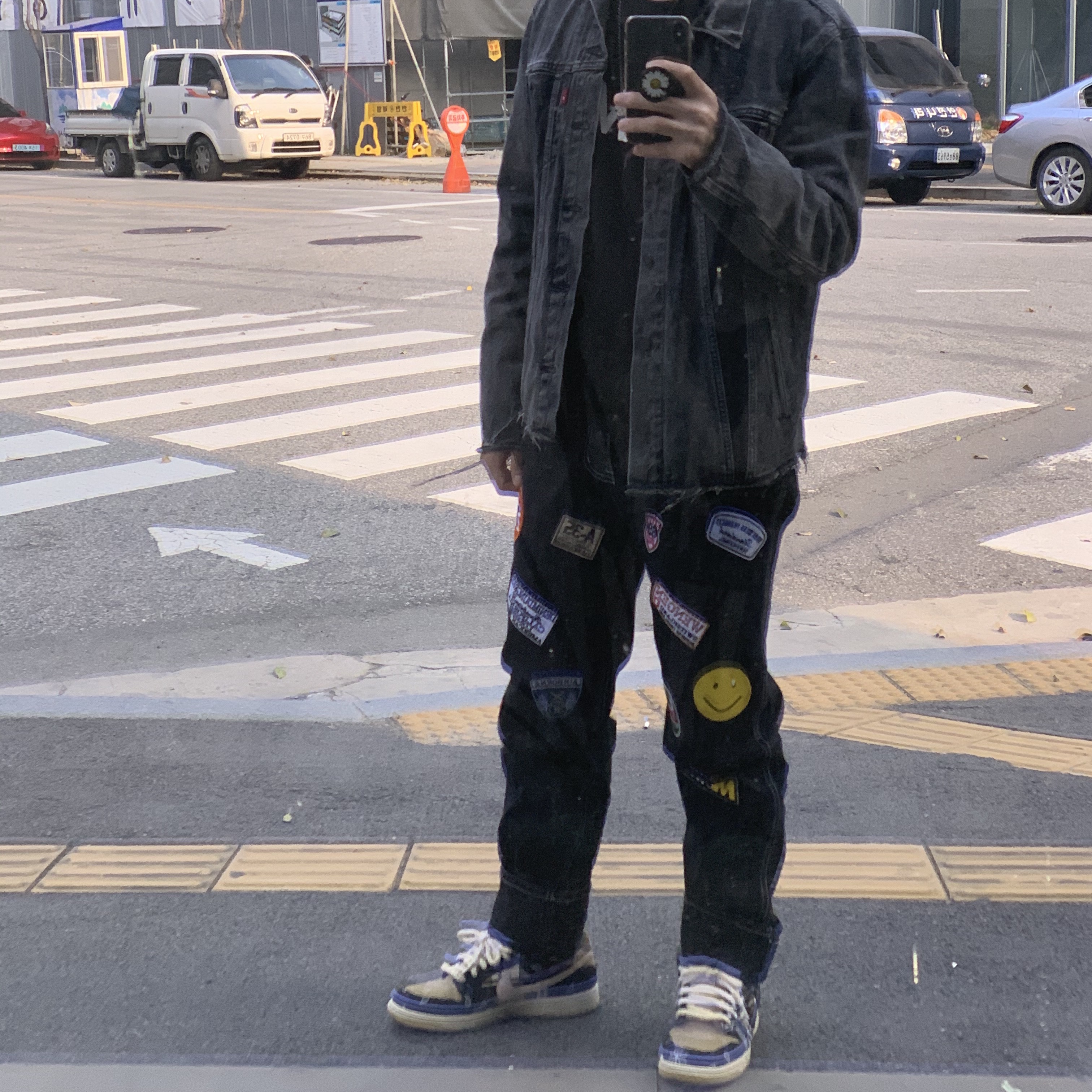 Nike x Travis Scott SB Dunk Low 착용 스타일
