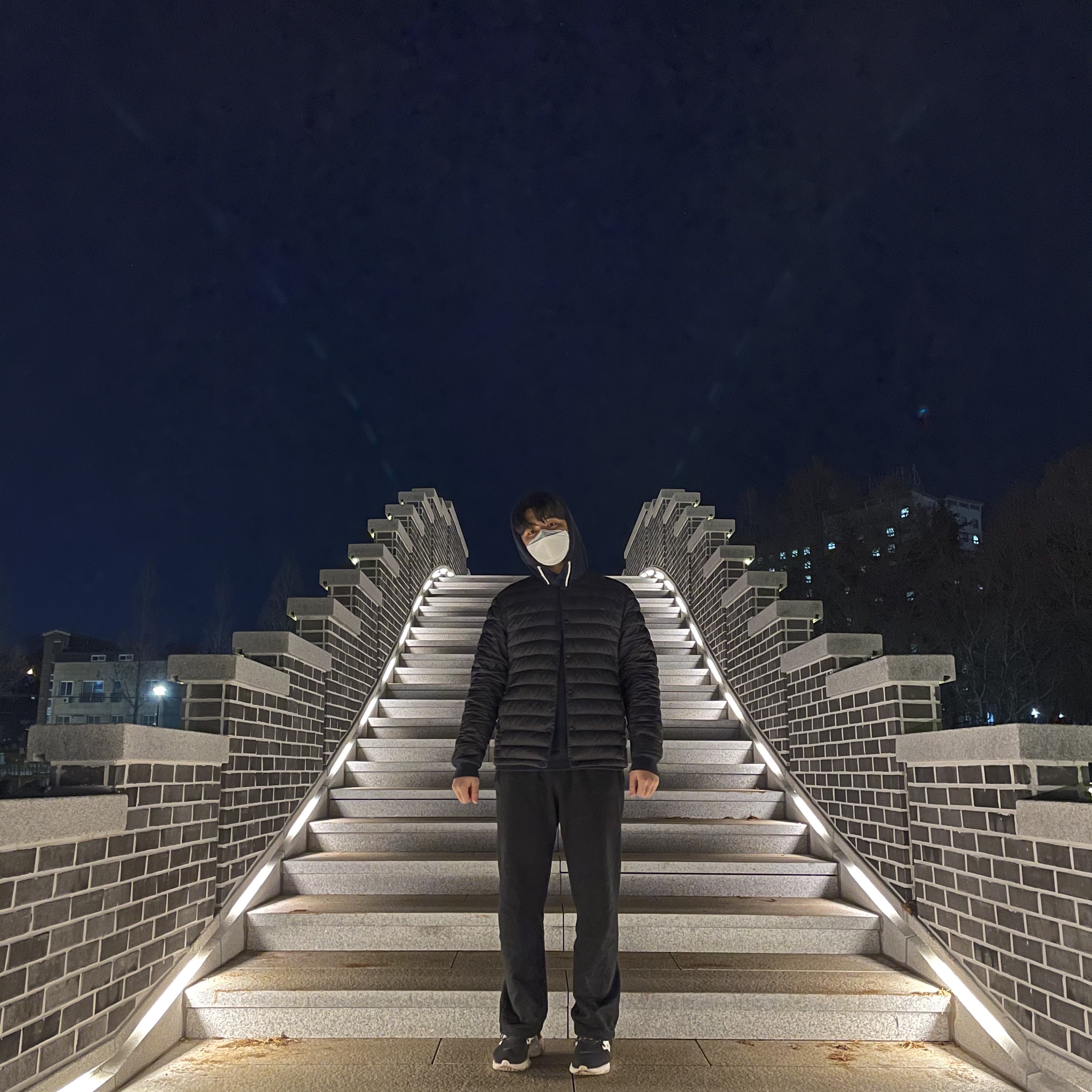 Nike React Presto Black Phantom Red 착용 스타일