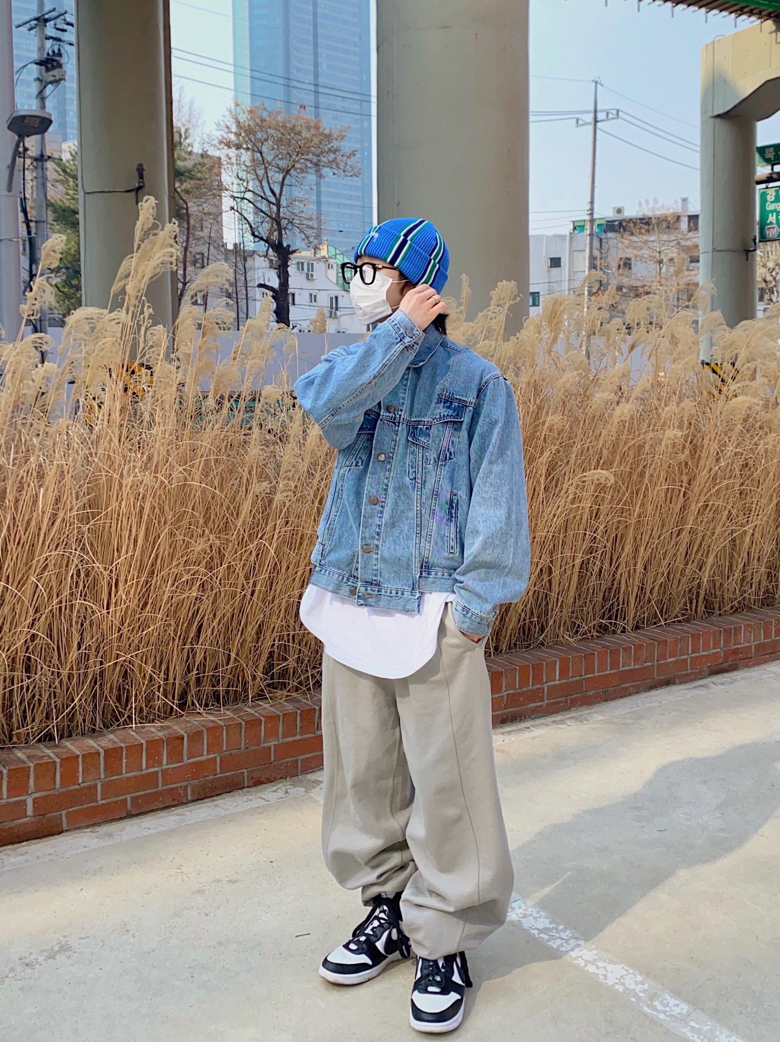 Nike x Ambush Dunk High Black 착용 스타일