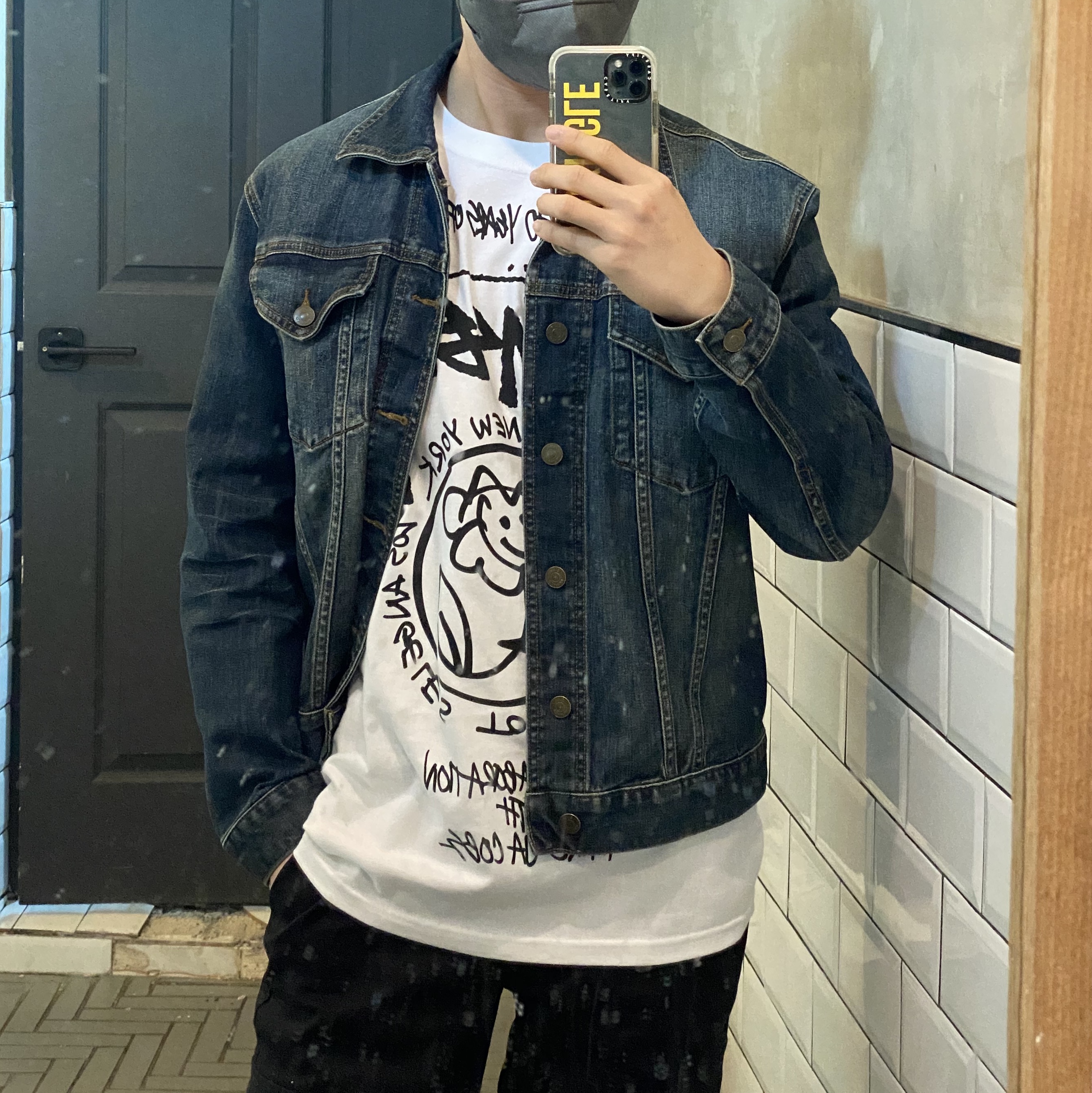 Stussy x Marc Jacobs 40 WT T-Shirt 착용 스타일