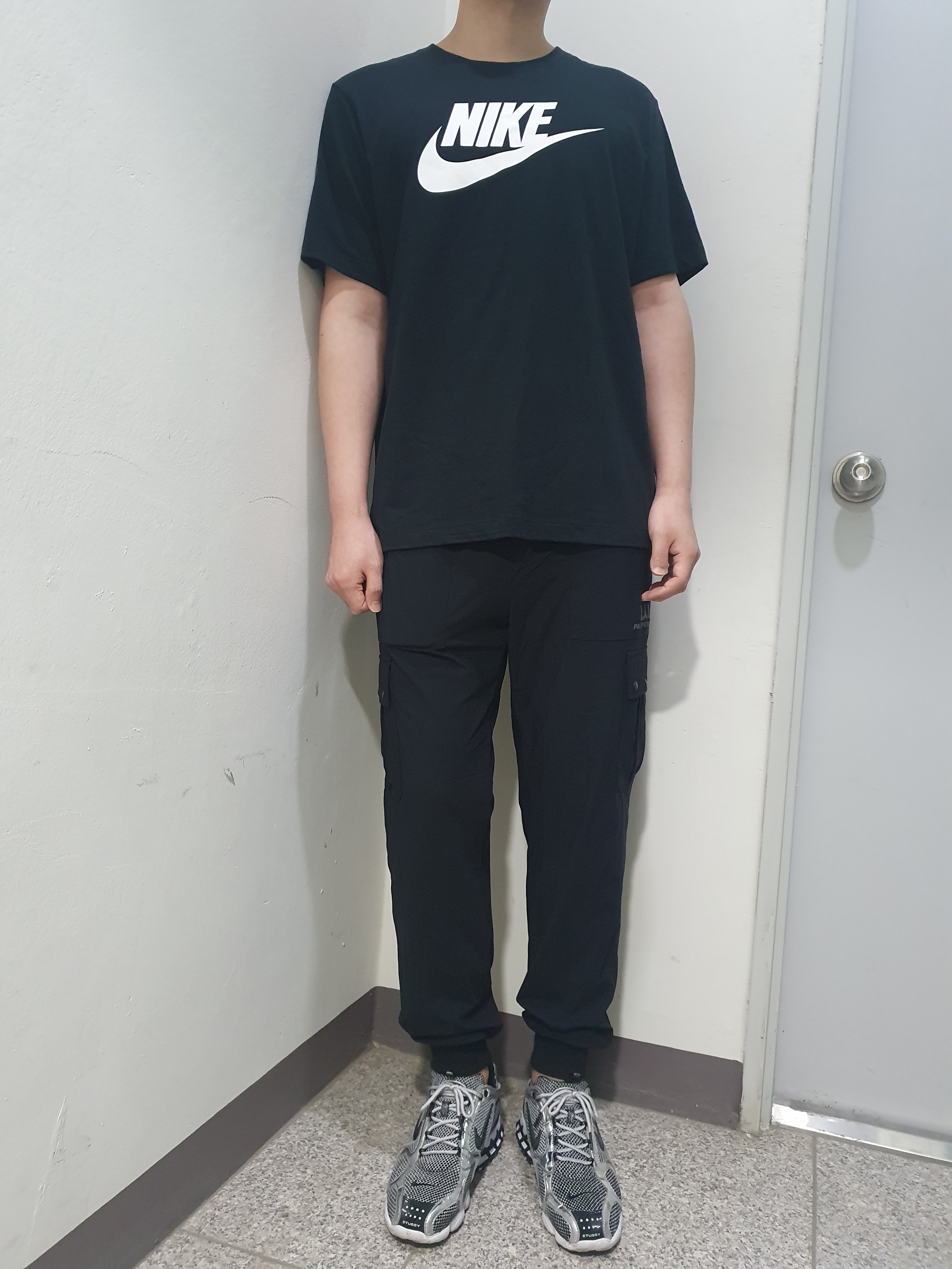 Nike x Stussy Air Zoom Spiridon Cage 2 Pure Platinum 착용 스타일