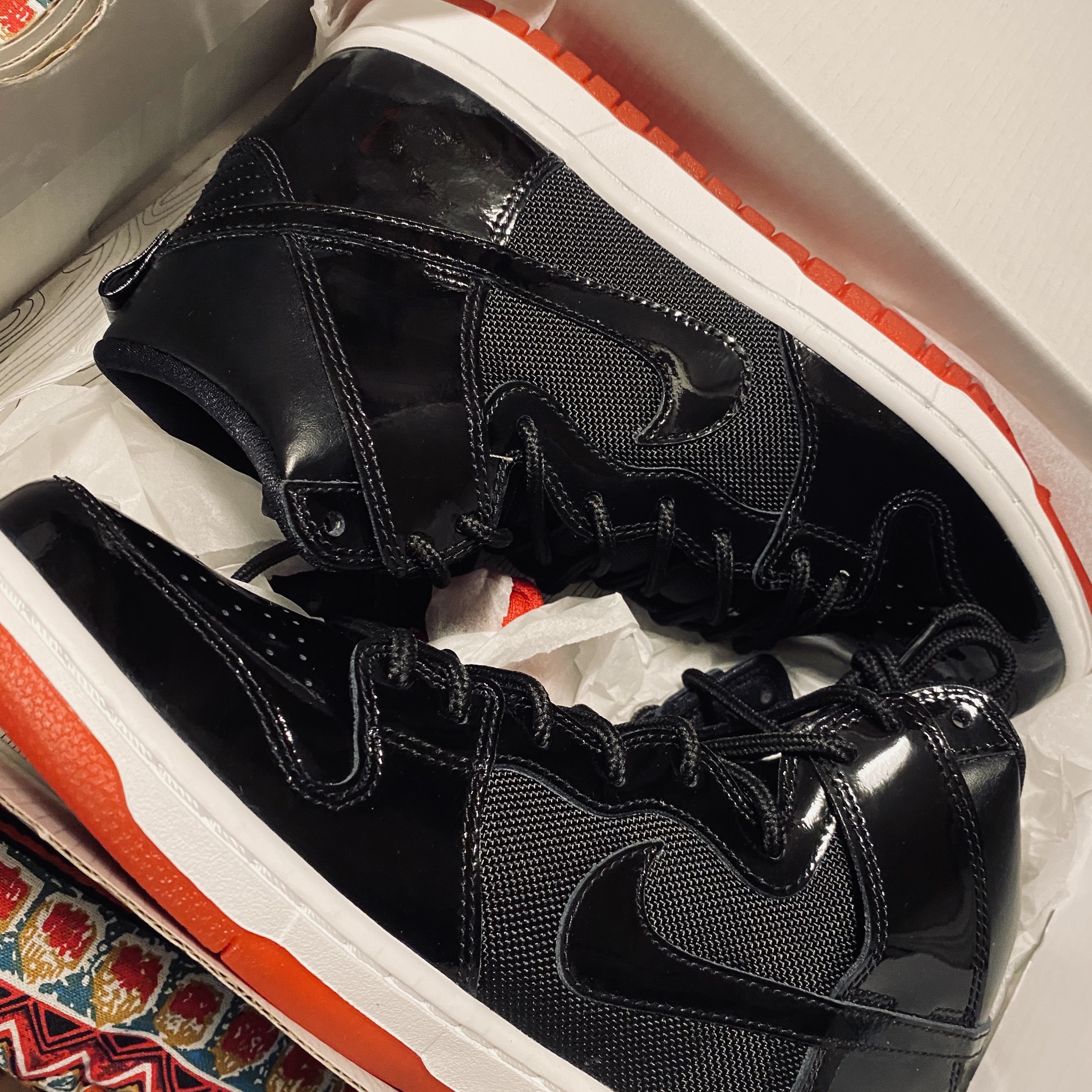 Nike SB Dunk High Bred 착용 스타일