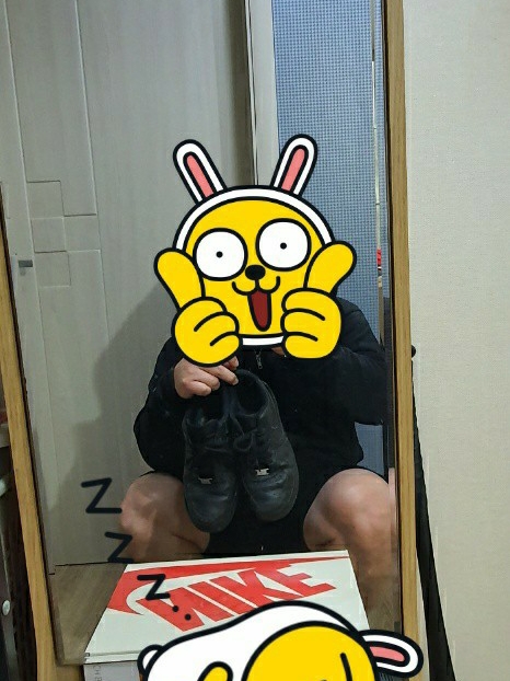 Nike Air Force 1 '07 Low Triple Black, Nike x Stussy Air Force 1 Low Triple Black 착용 스타일 - 2