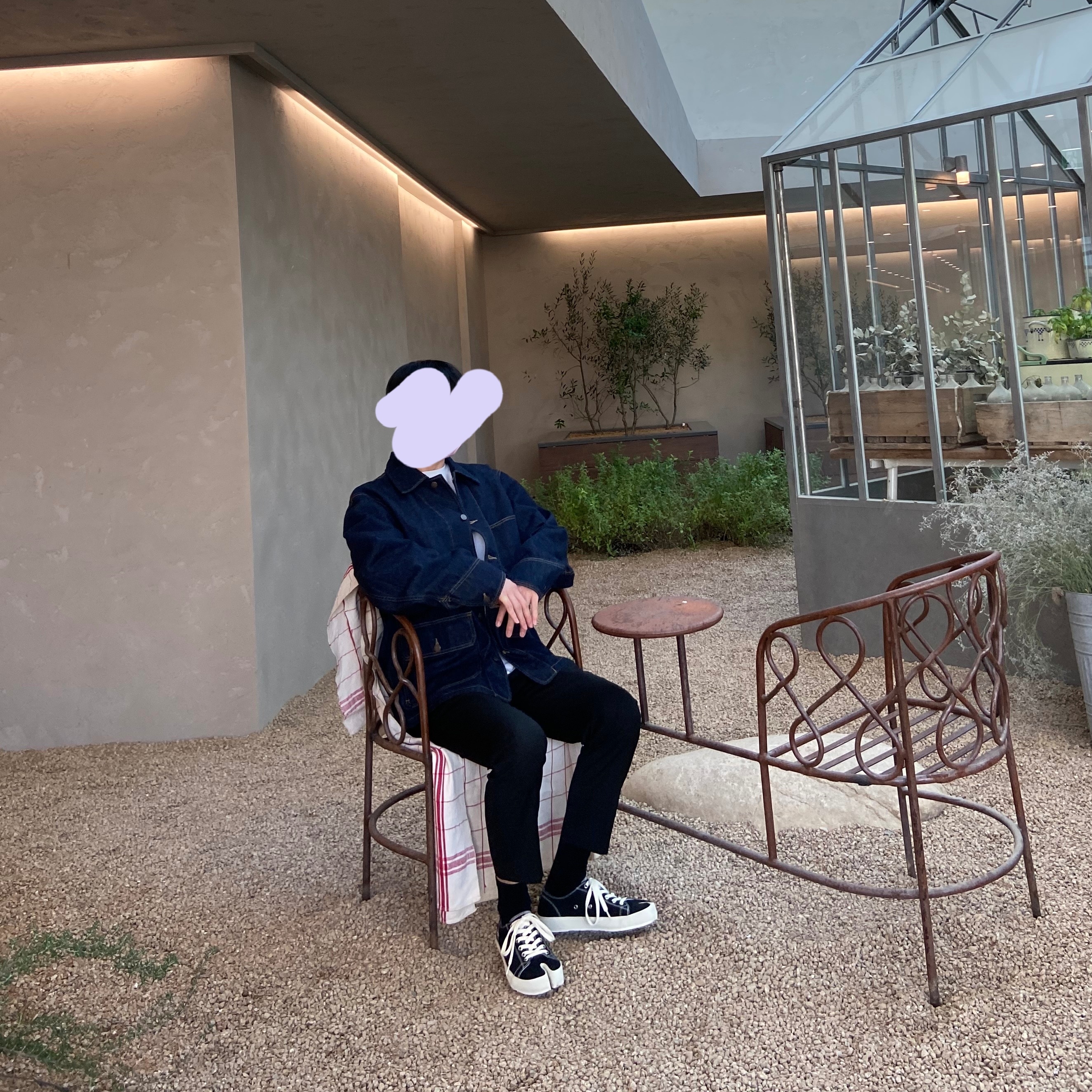 Maison Margiela Tabi Low Black 착용 스타일