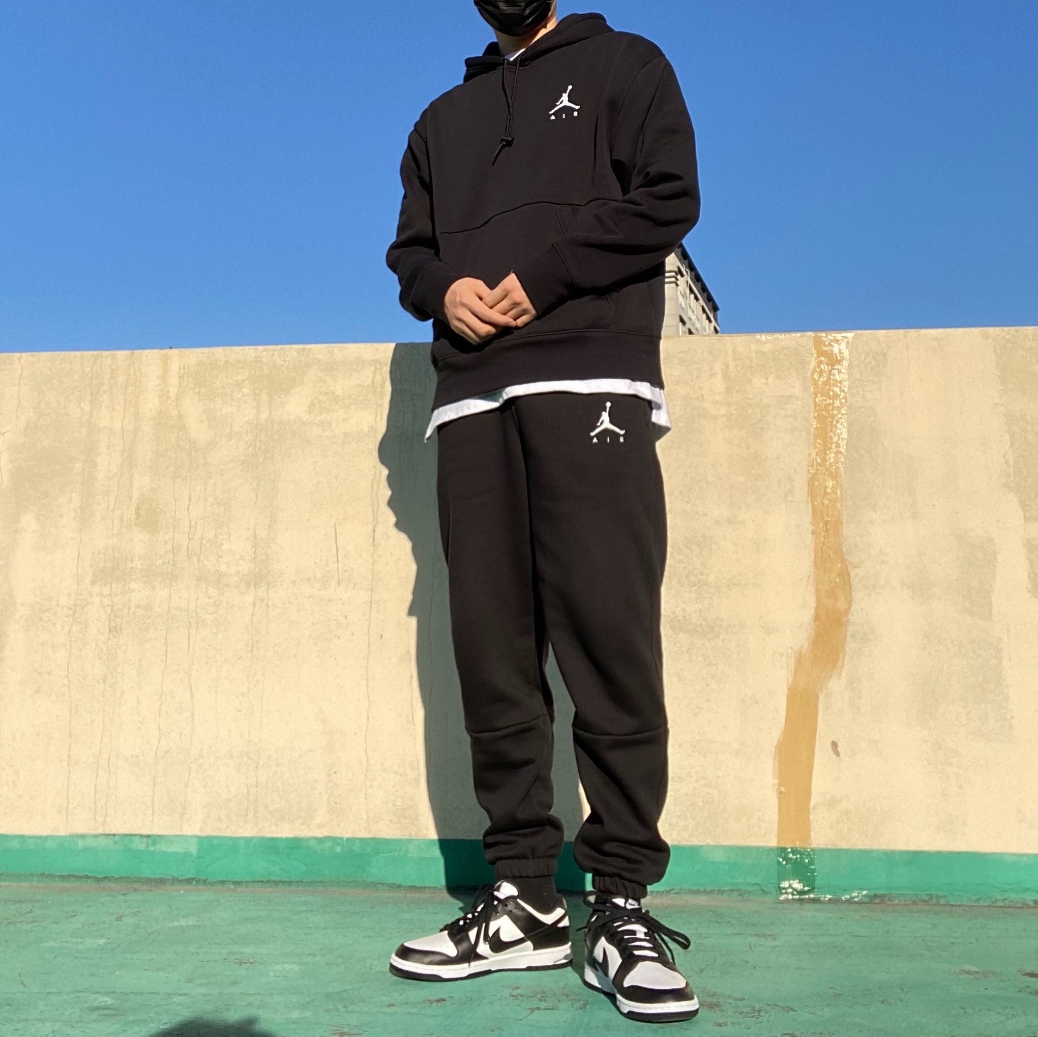 Nike Dunk Low Retro Black 착용 스타일