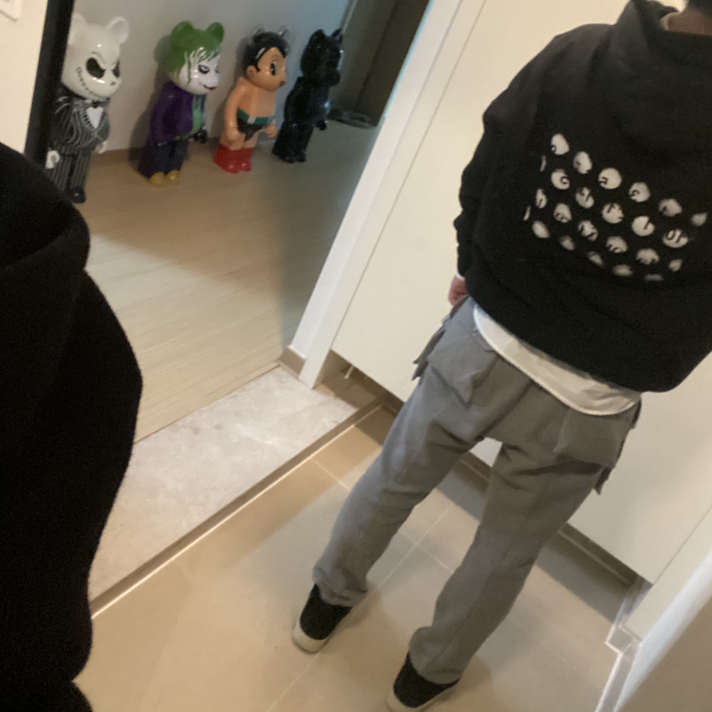 Nike x Fear of God Air Fear of God Raid Black 착용 스타일 - 2