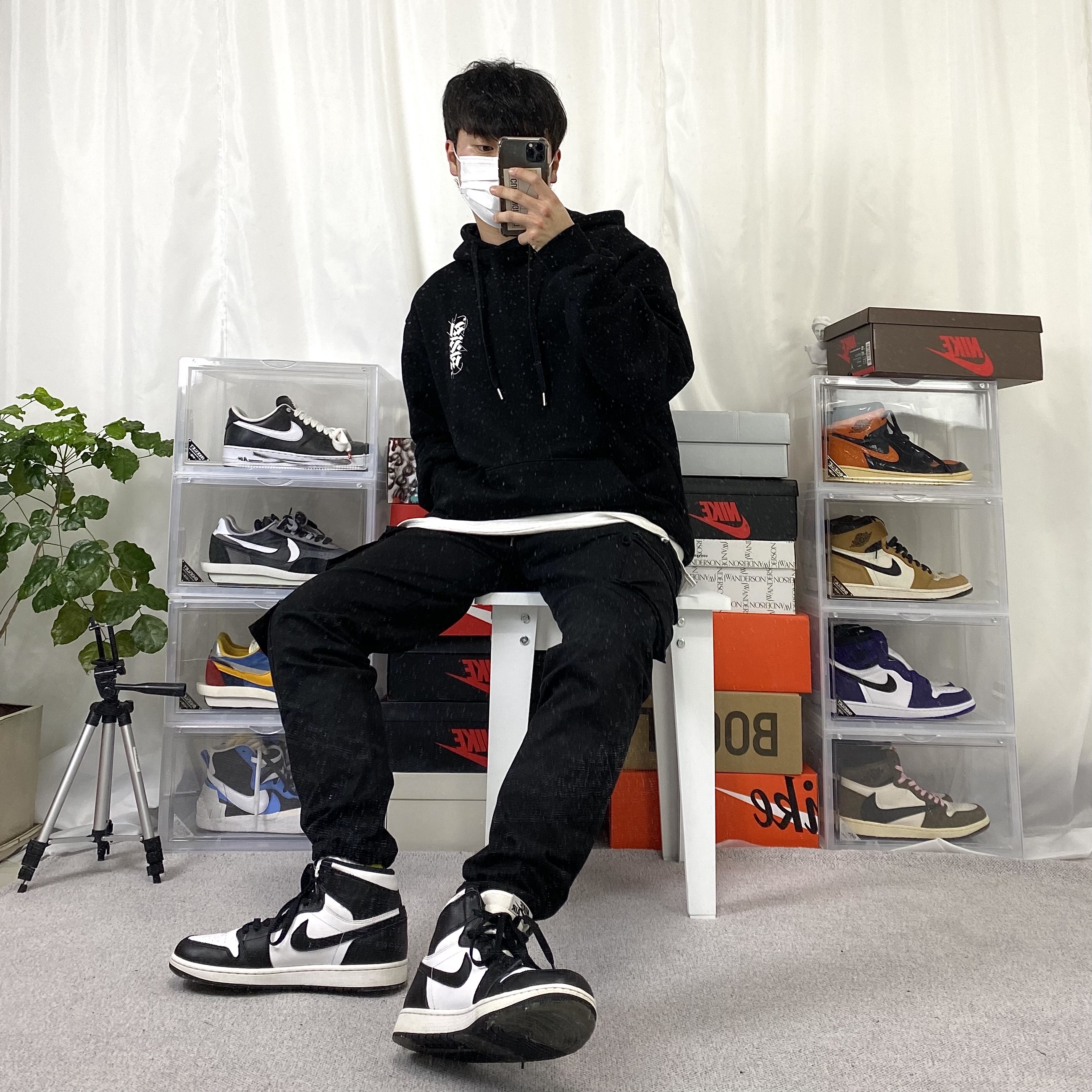 Jordan 1 Retro High OG Black White 2014 착용 스타일