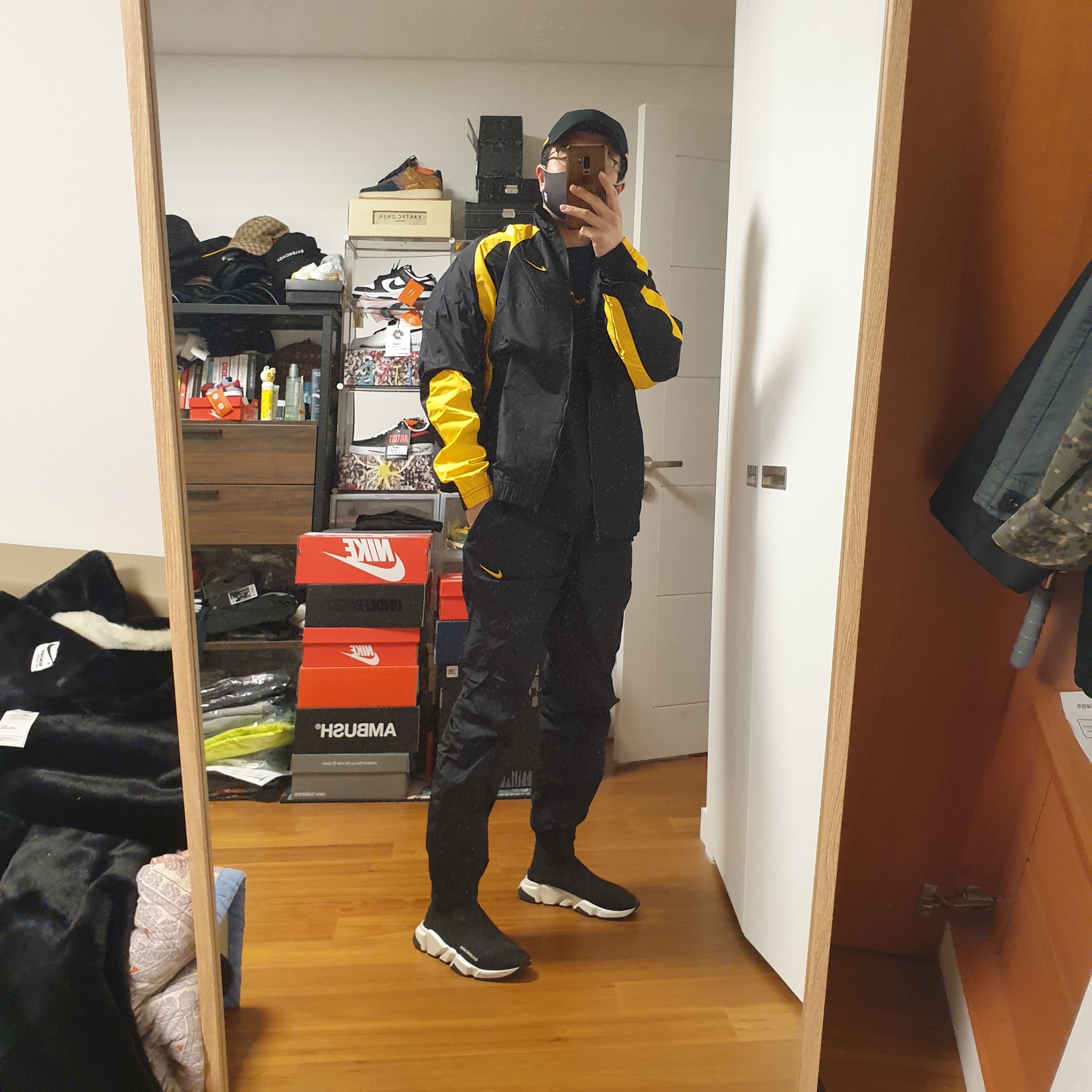 Nike x Drake Nocta Essential Cap Black, Nike x Drake Nocta Essential Track Jacket - US/EU 착용 스타일 - 1