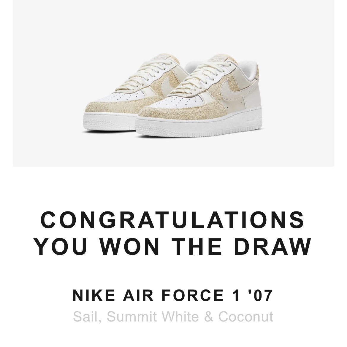 (W) Nike Air Force 1 '07 Coconut Milk 착용 스타일