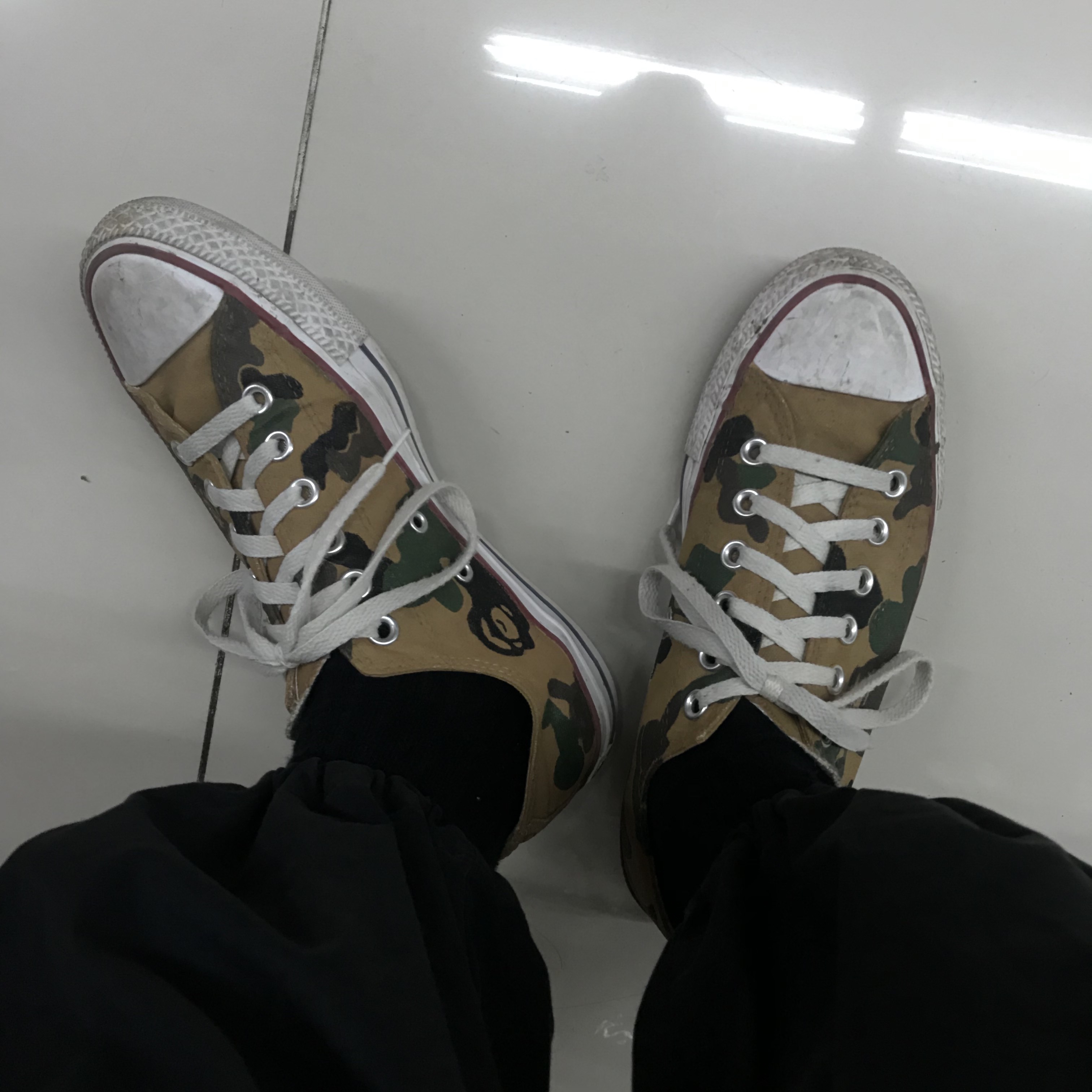 Converse Chuck Taylor All Star Ox Optical White 착용 스타일 - 3