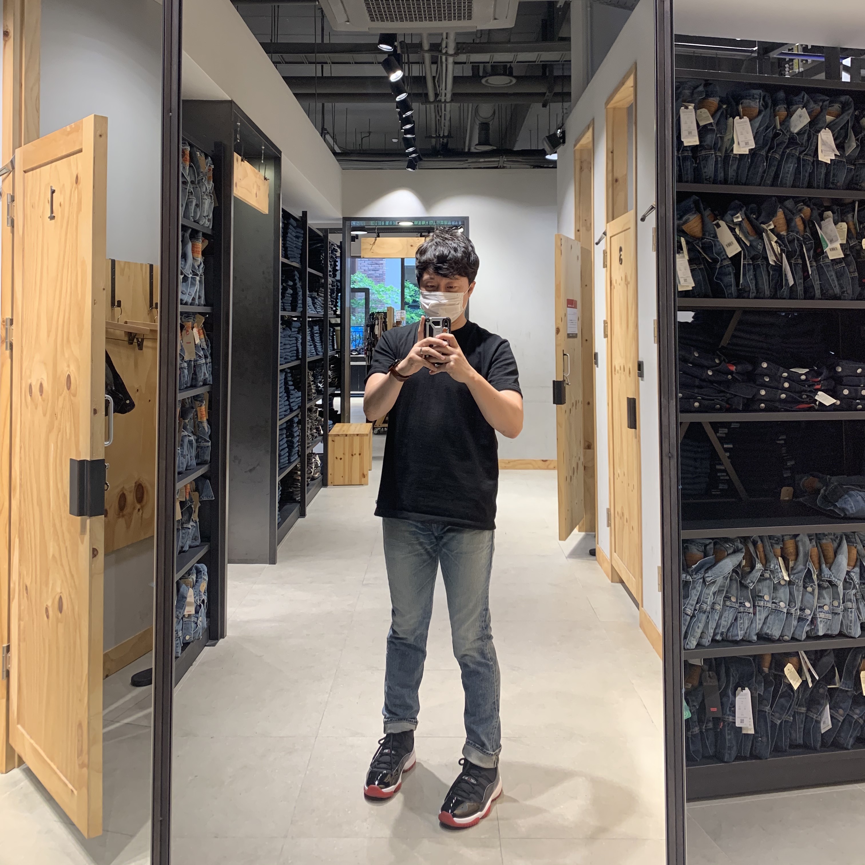Jordan 11 Retro Bred 2019 착용 스타일