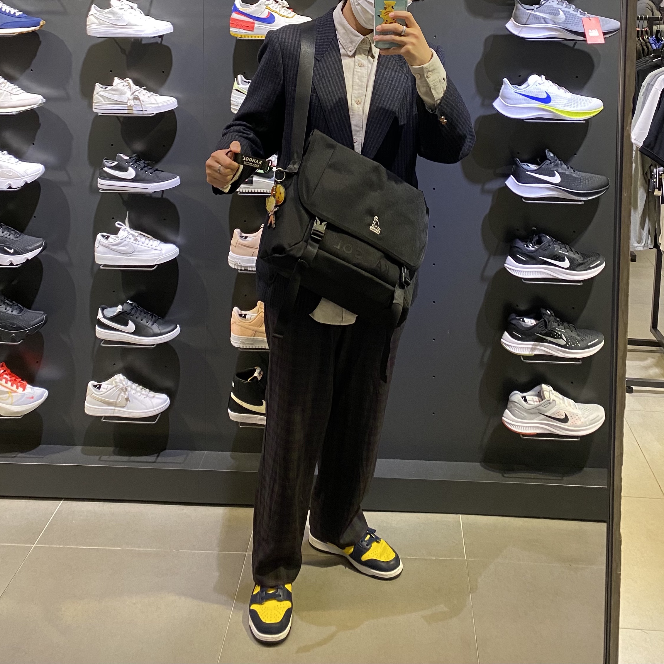 Nike Dunk High SP Maize & Blue 착용 스타일