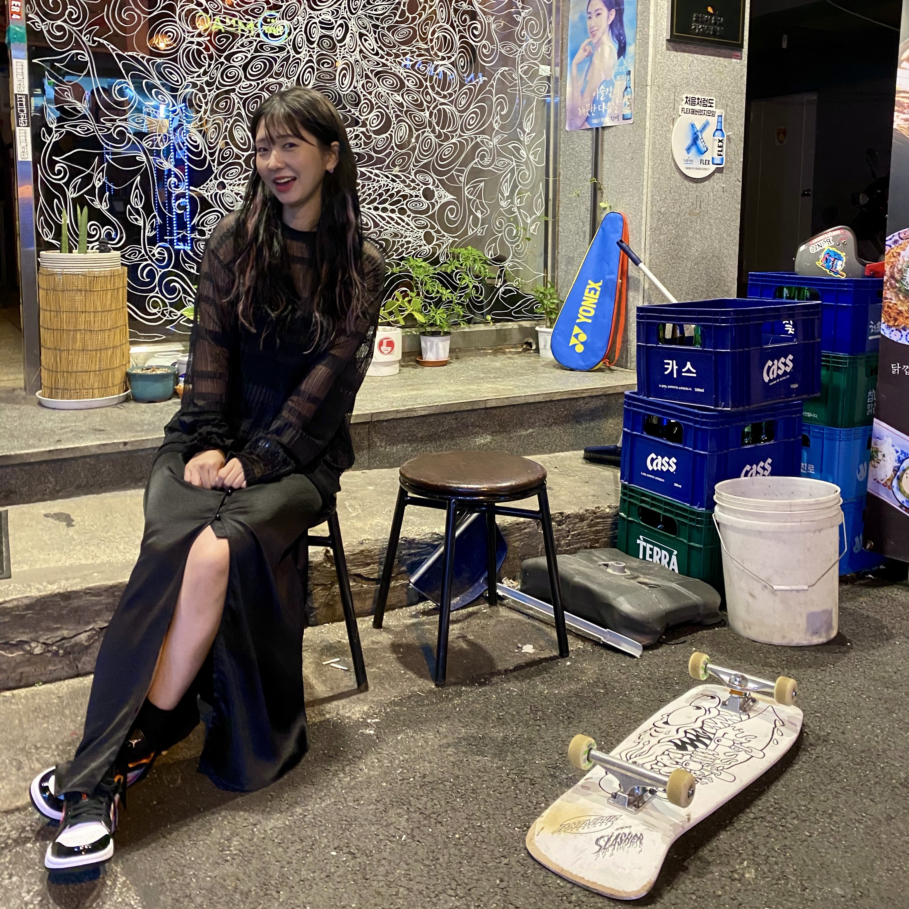 (W) Jordan 1 Low SE Multi-Color Black Toe 착용 스타일