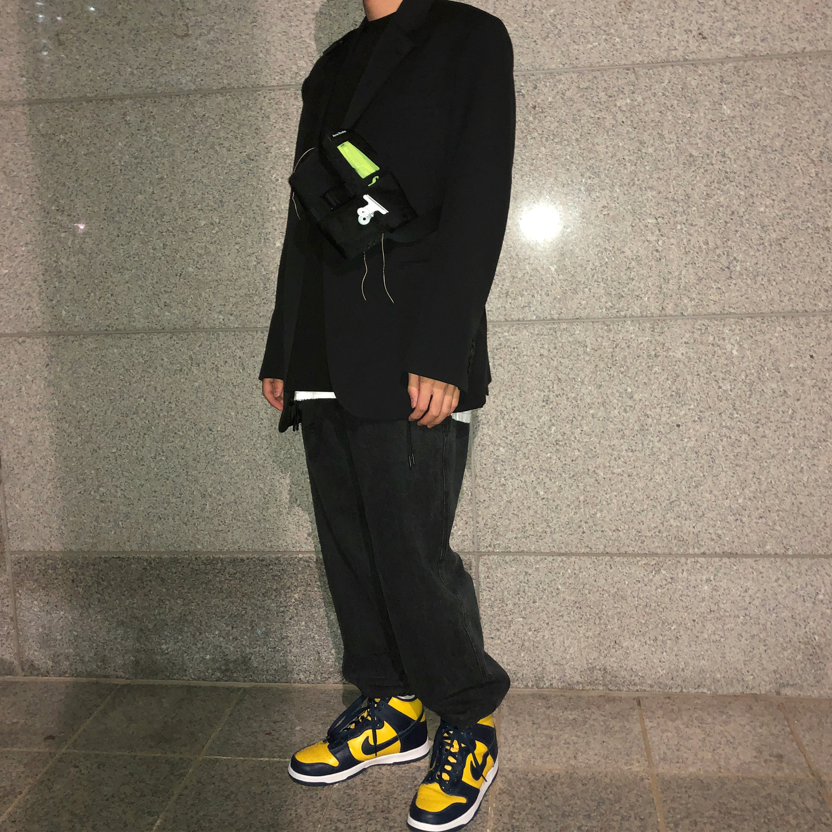 Nike Dunk High SP Maize & Blue 착용 스타일
