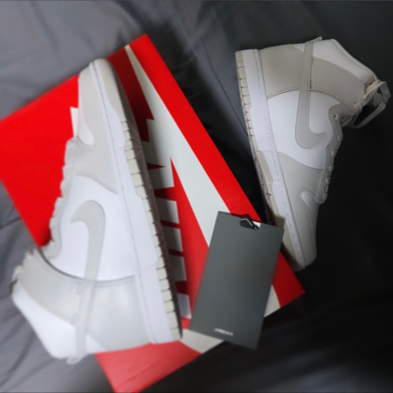 Nike Dunk High Retro Vast Grey 착용 스타일