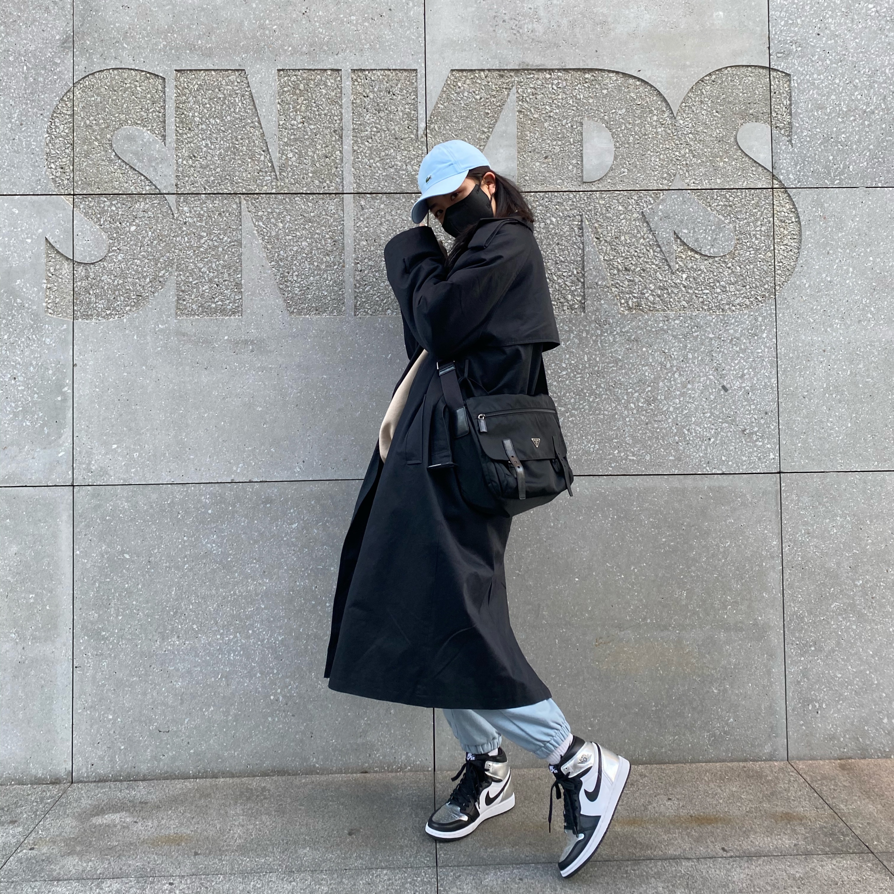 (W) Jordan 1 Retro High OG Silver Toe 착용 스타일