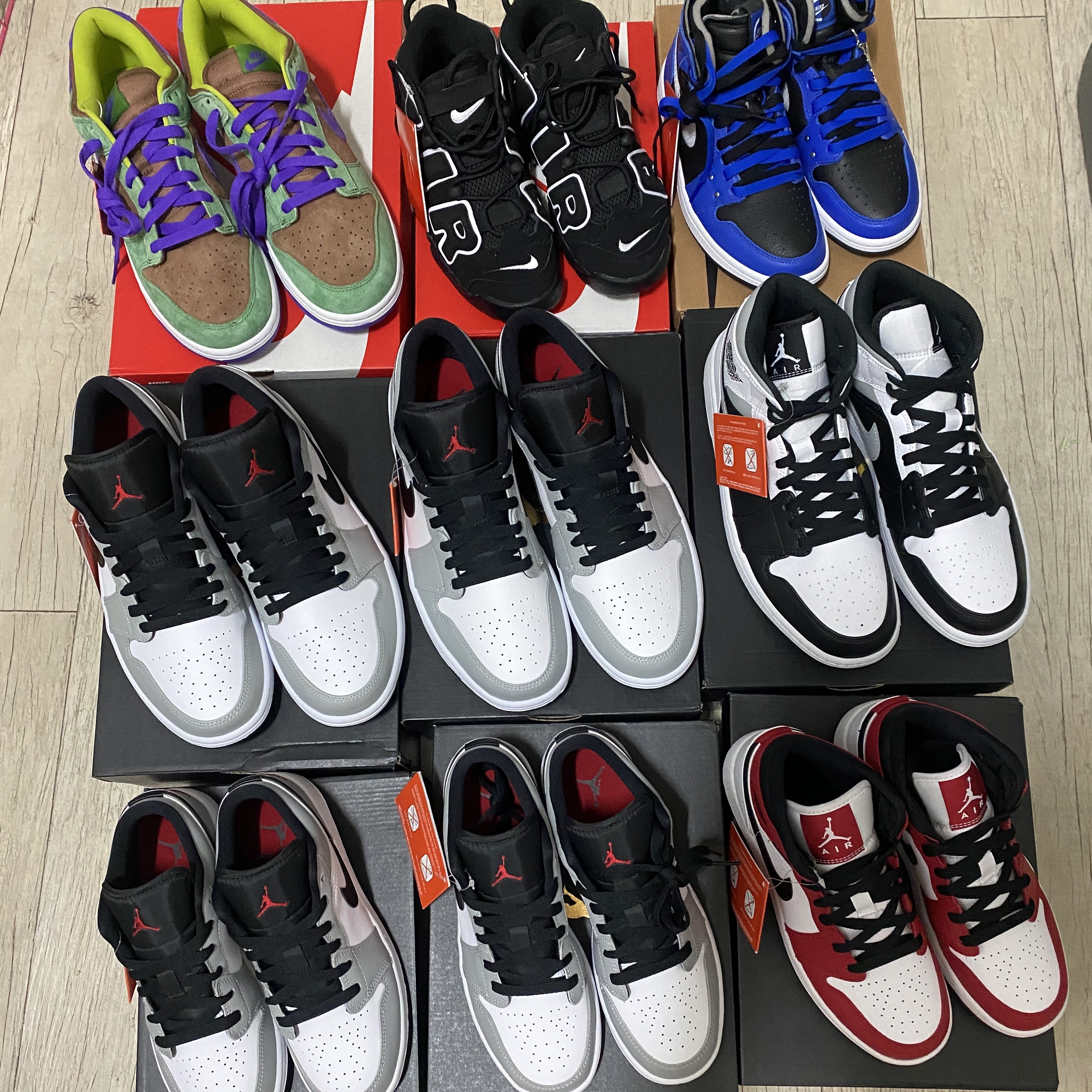 (GS) Jordan 1 Low Light Smoke Grey 착용 스타일