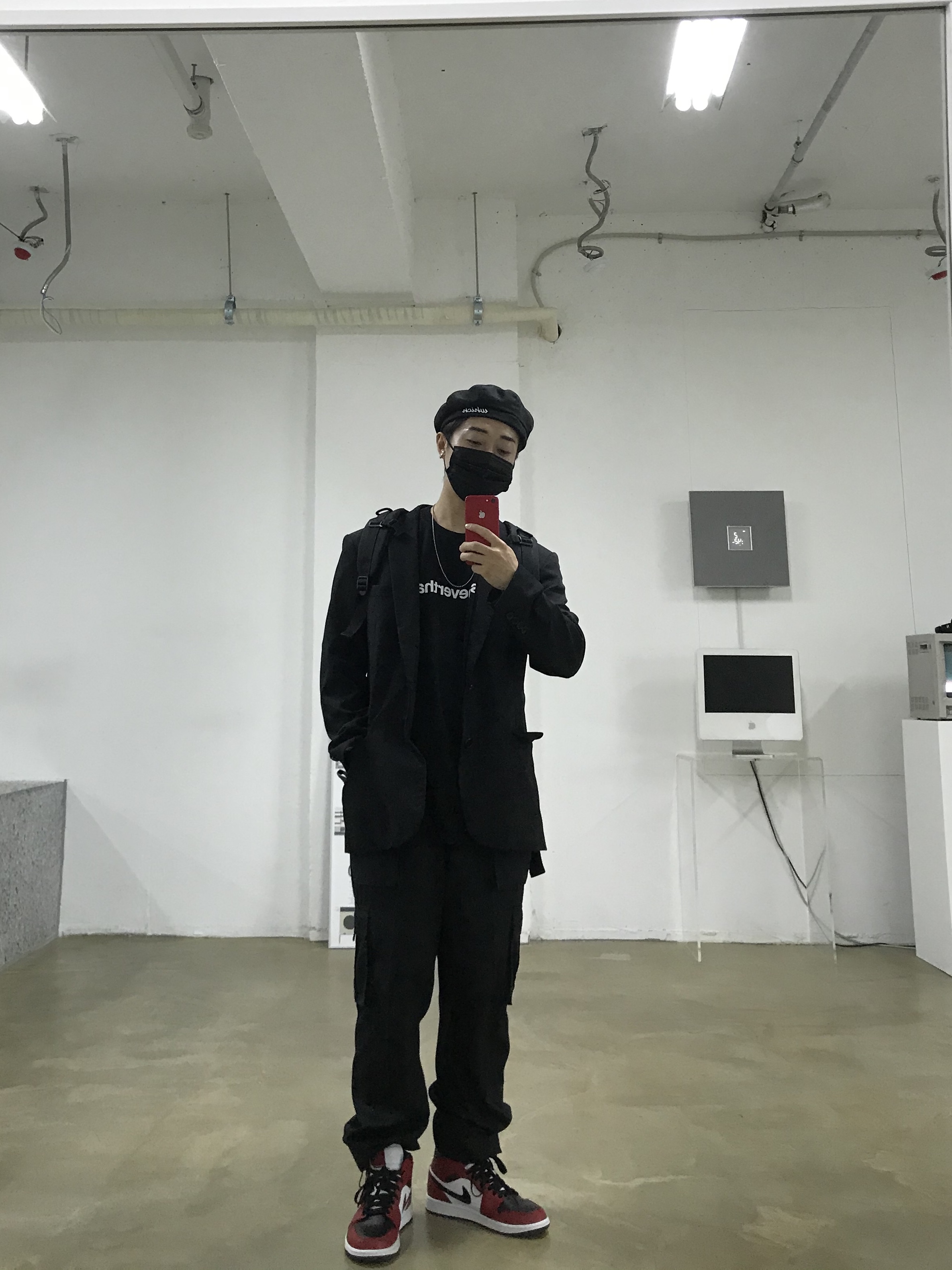 Jordan 1 Mid Chicago Black Toe 착용 스타일