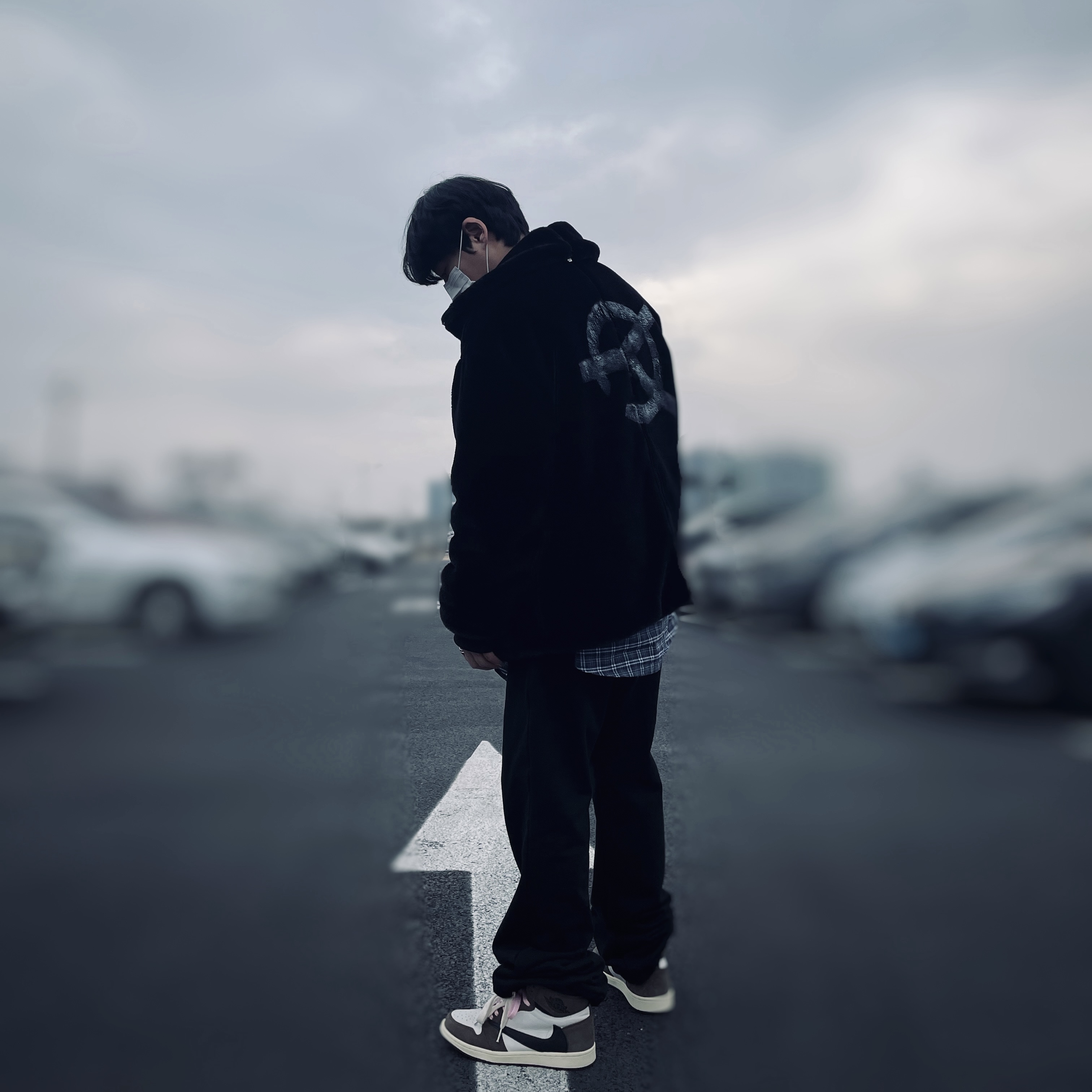 Jordan 1 x Travis Scott Retro High OG SP Mocha 착용 스타일