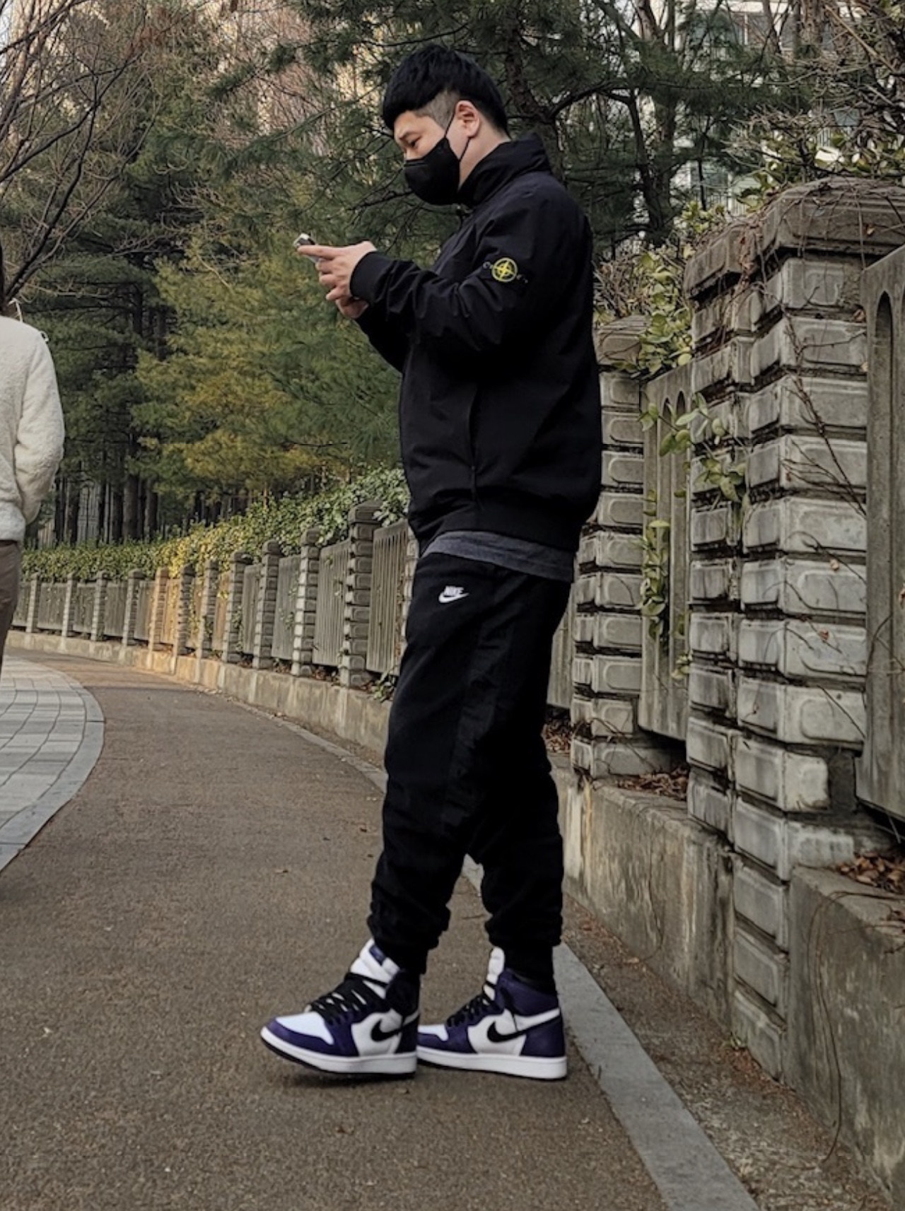 Jordan 1 Retro High OG Court Purple 2020 착용 스타일 - 1