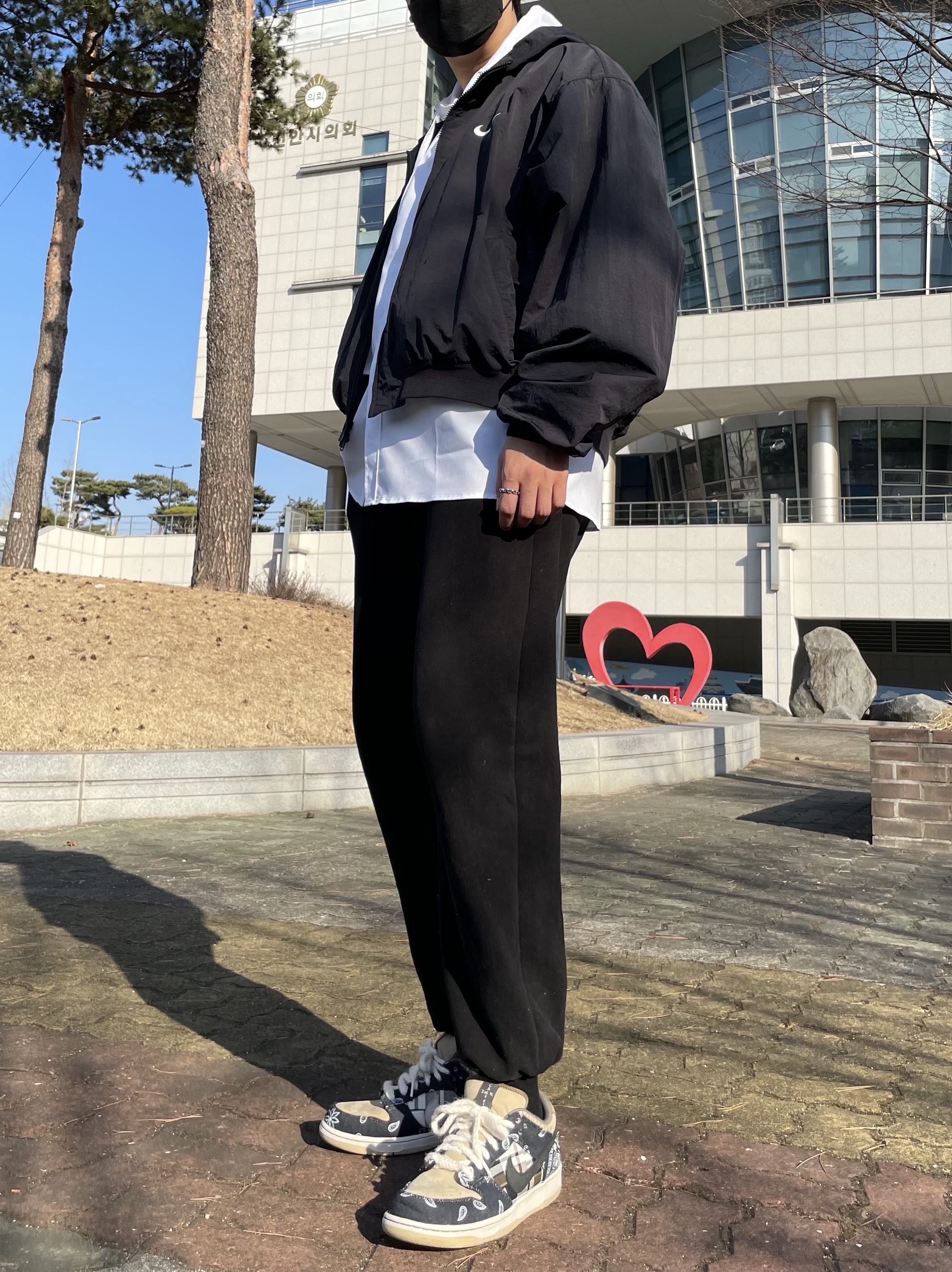 Nike x Travis Scott SB Dunk Low 착용 스타일