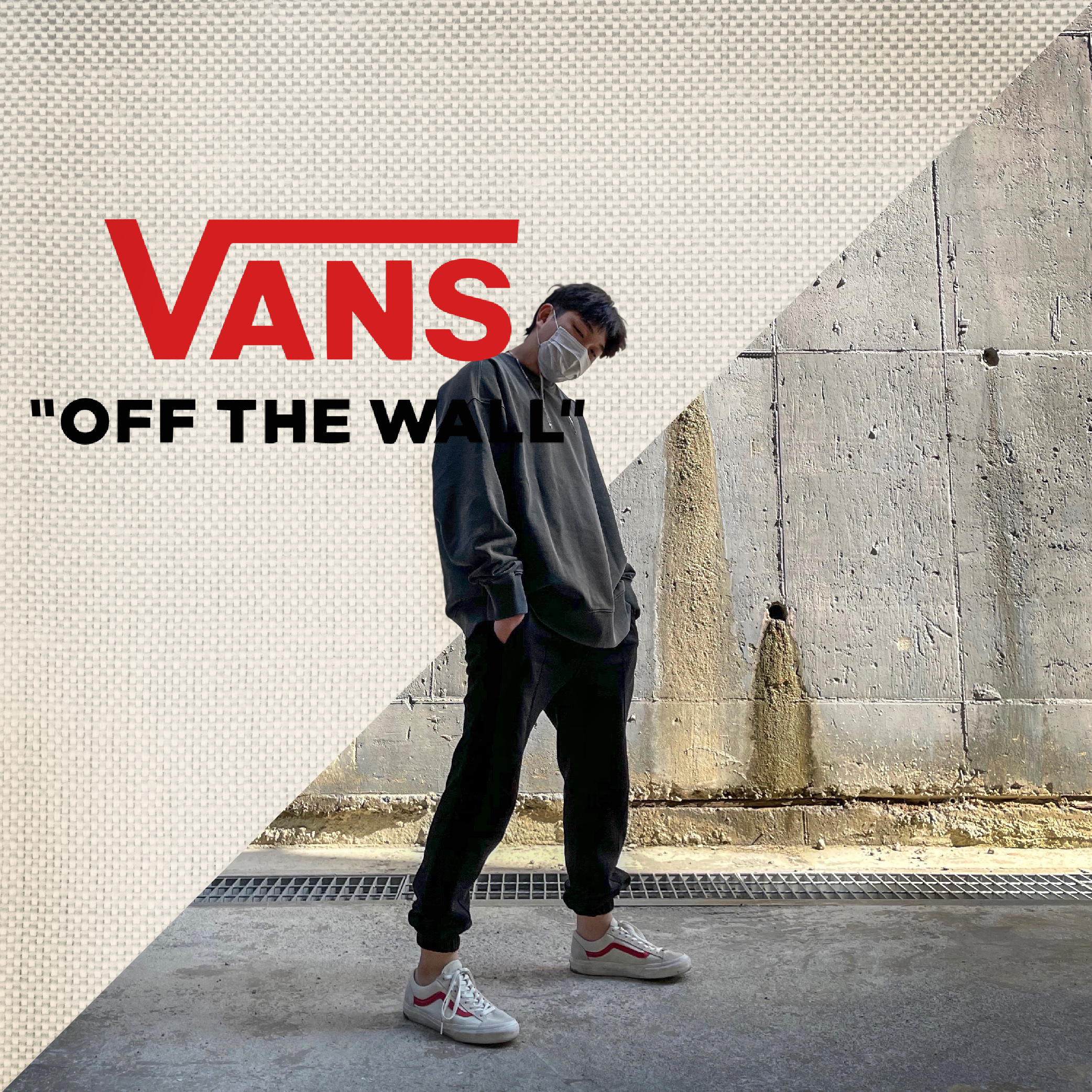 Vans Style 36 Marshmallow Racing Red 착용 스타일