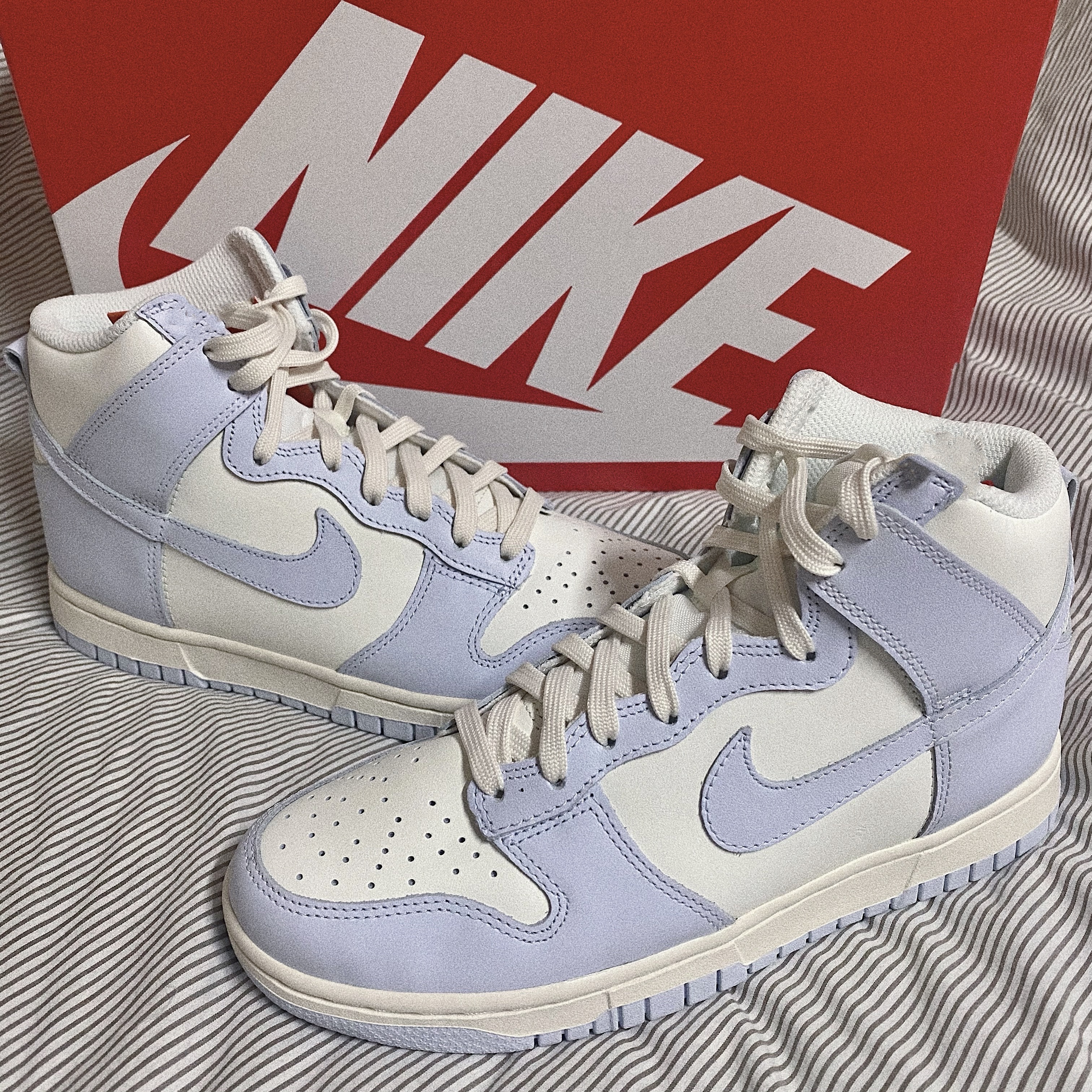 (W) Nike Dunk High Football Grey 착용 스타일