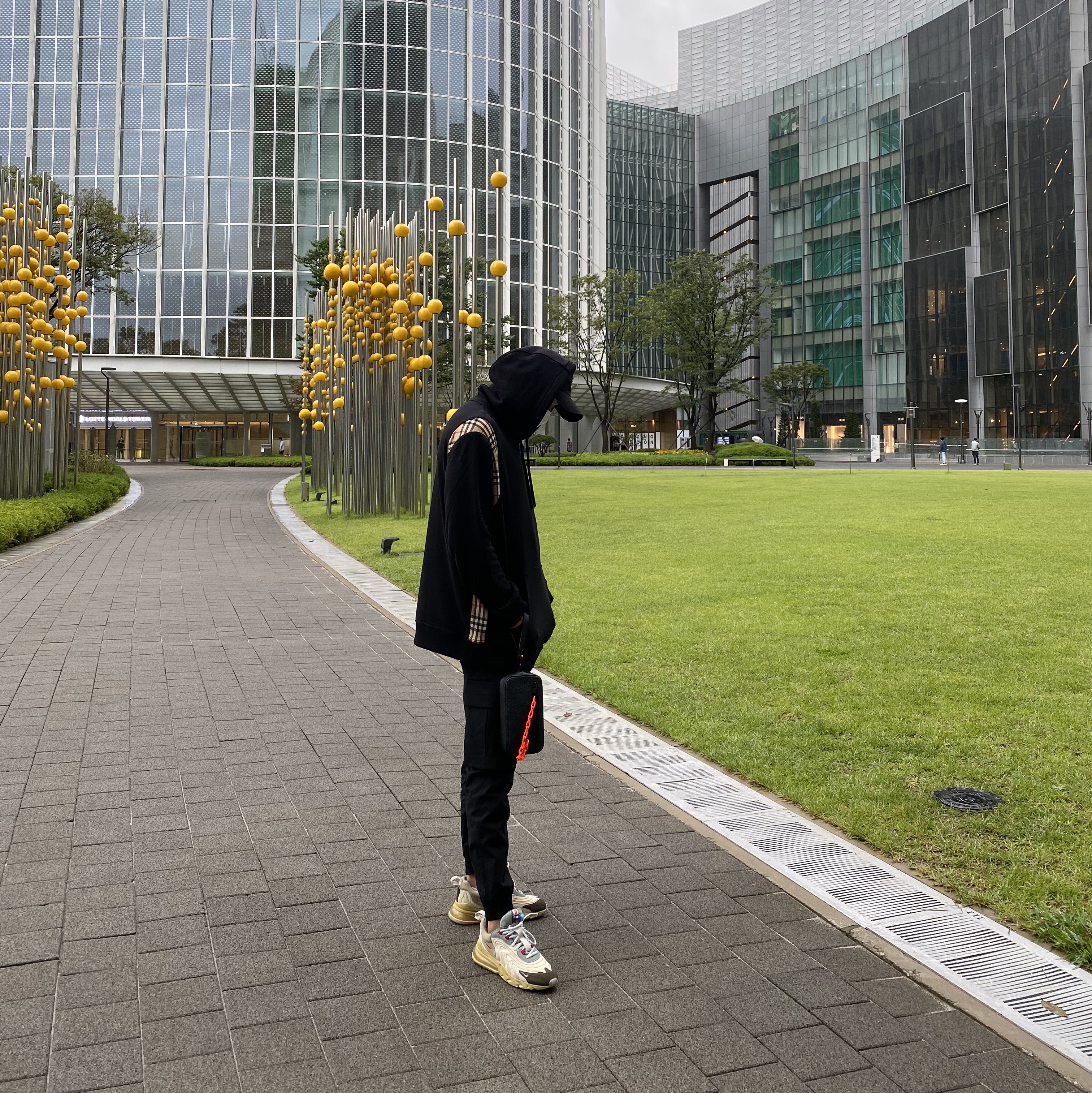 Nike x Travis Scott Air Max 270 React Cactus Trails 착용 스타일