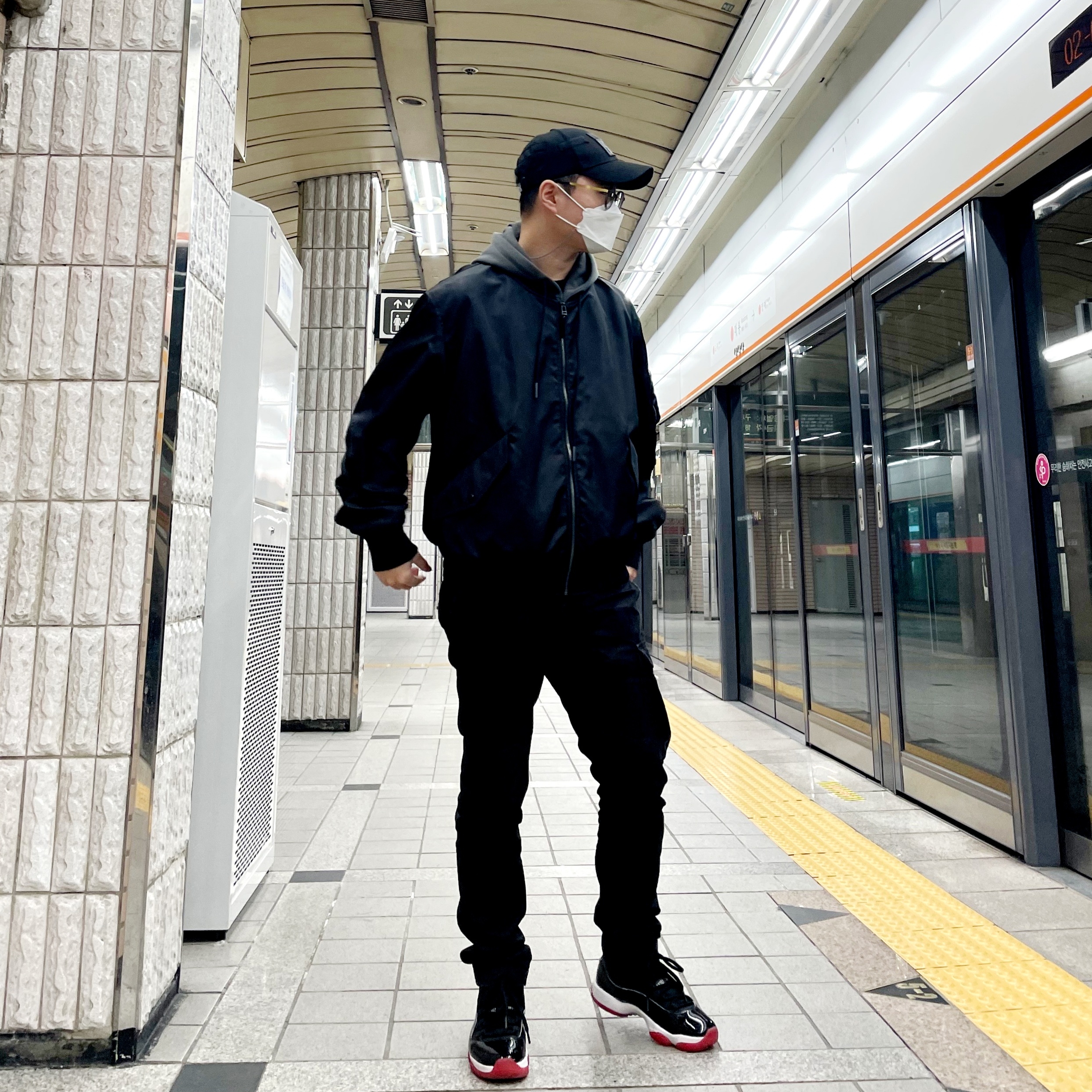 Jordan 11 Retro Bred 2019 착용 스타일