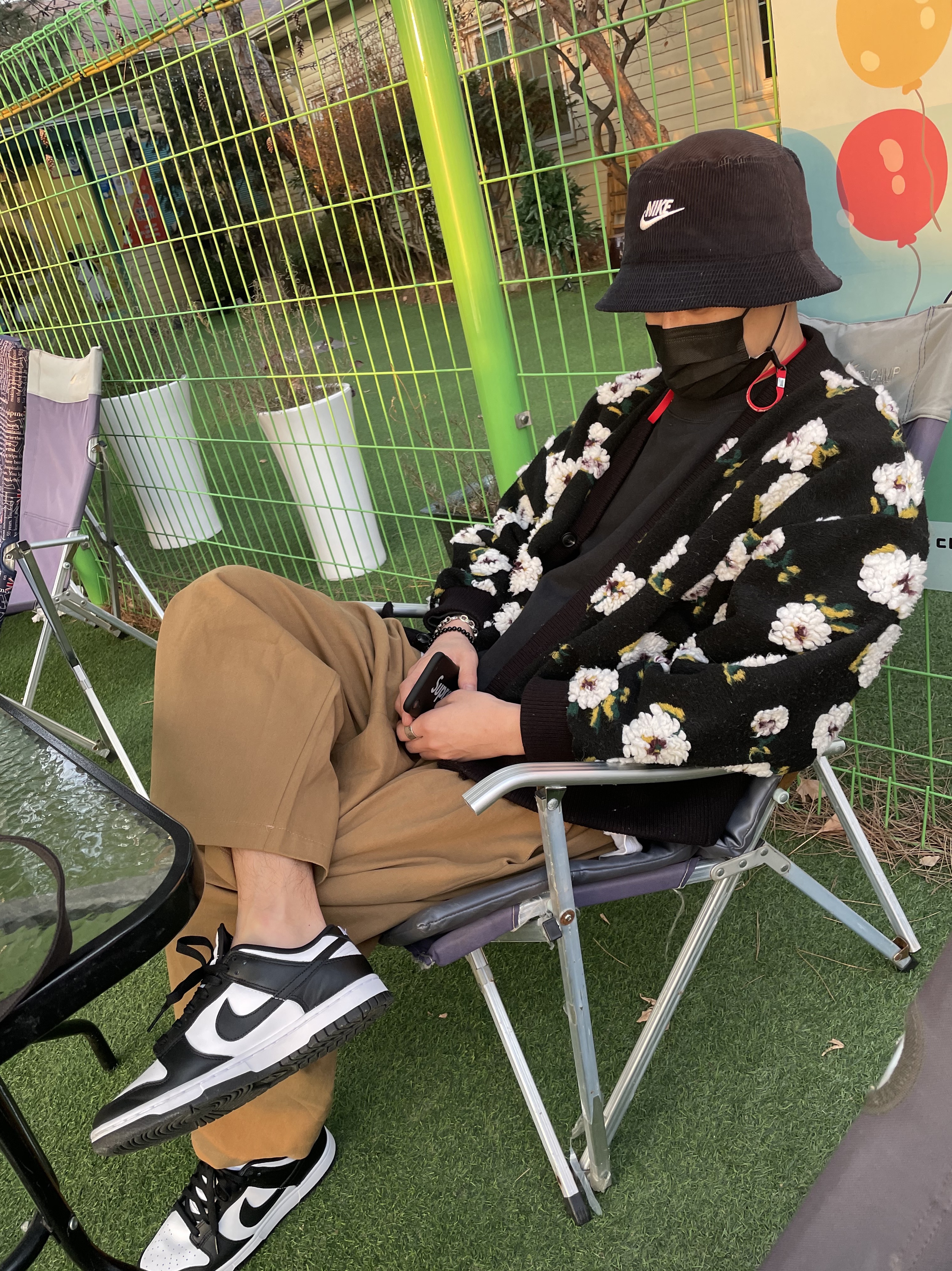 Nike Dunk Low Retro Black 착용 스타일