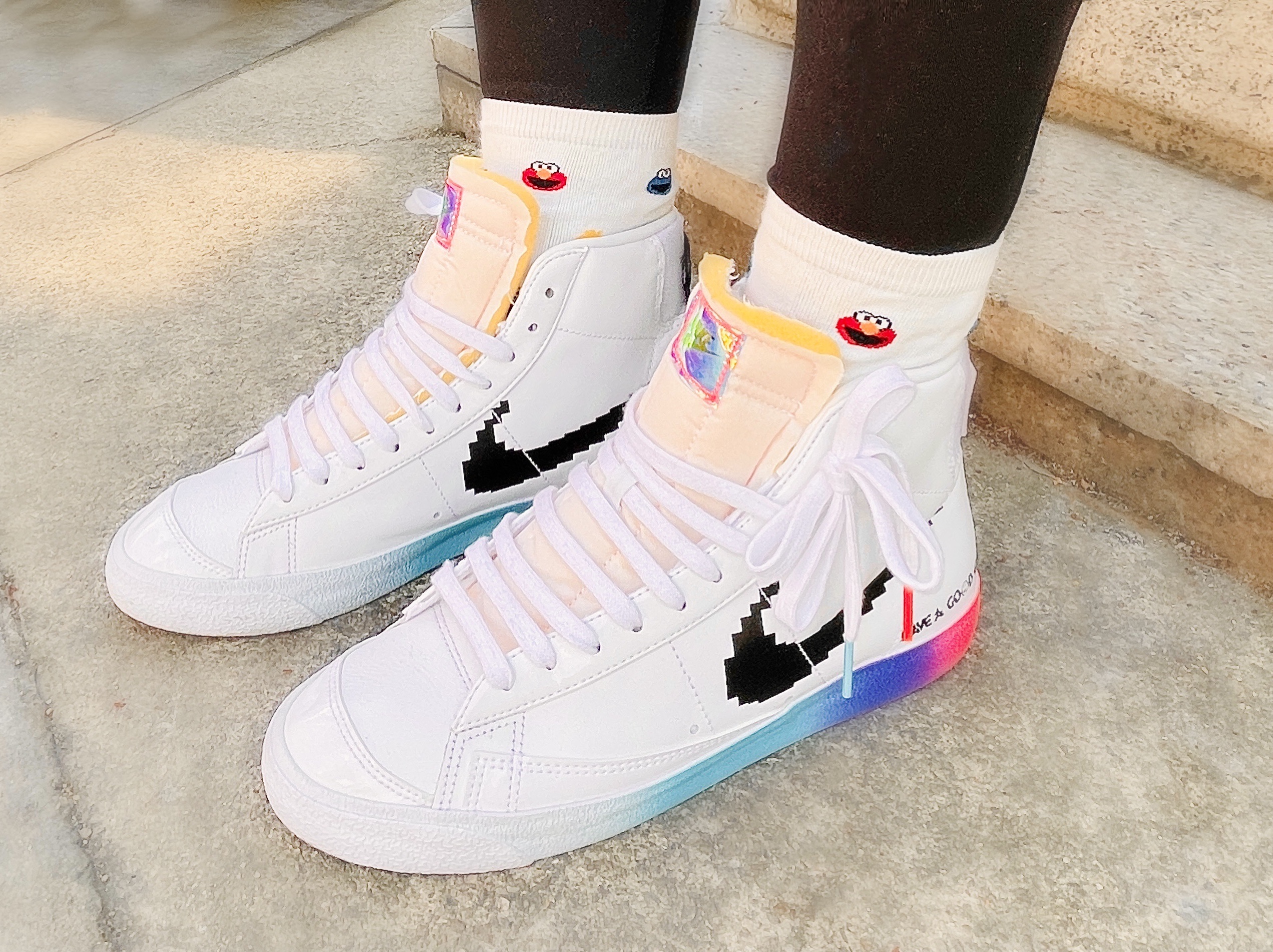 Nike Blazer Mid '77 Vintage Have a Good Game 착용 스타일 - 2