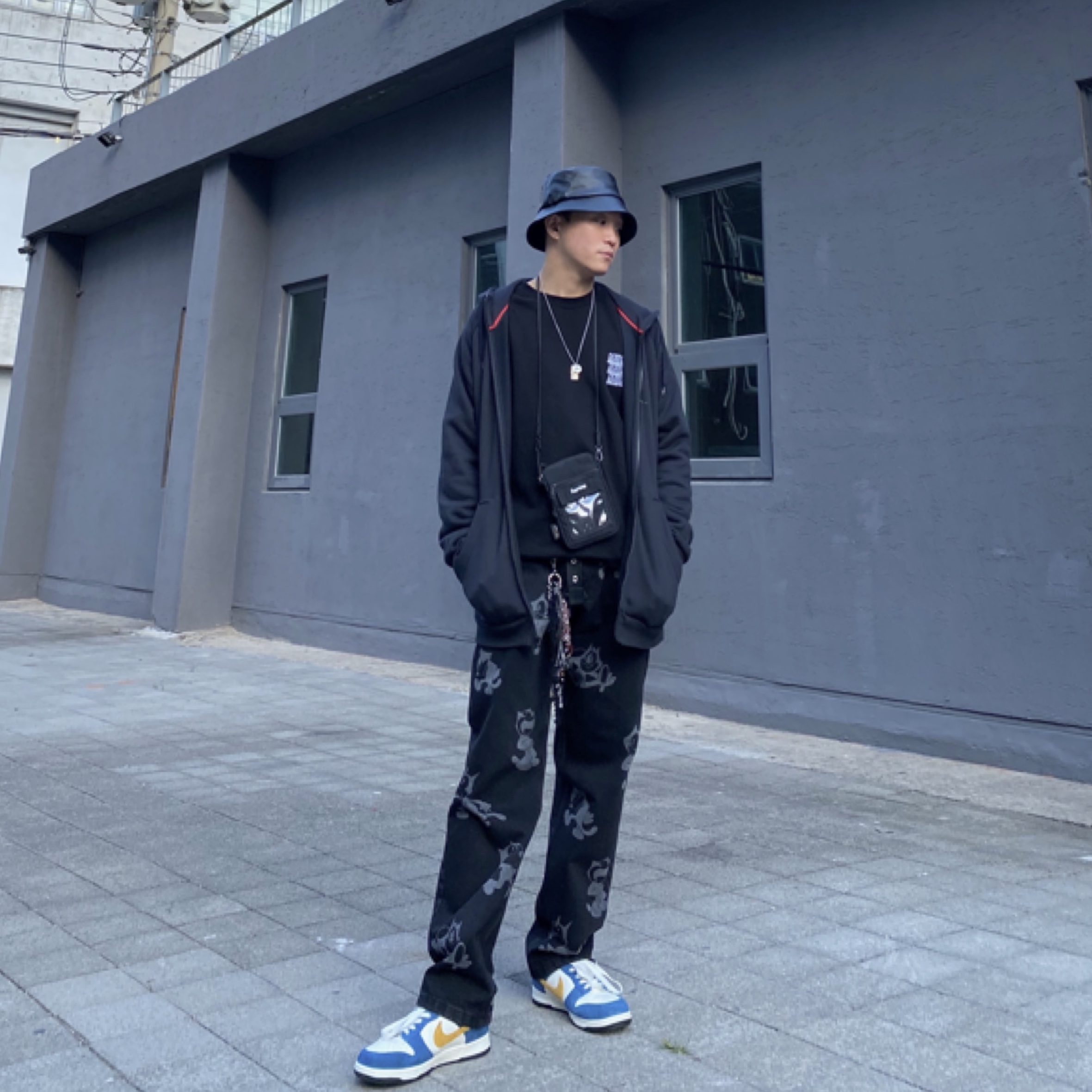 Nike x Kasina Dunk Low 80's Bus 착용 스타일