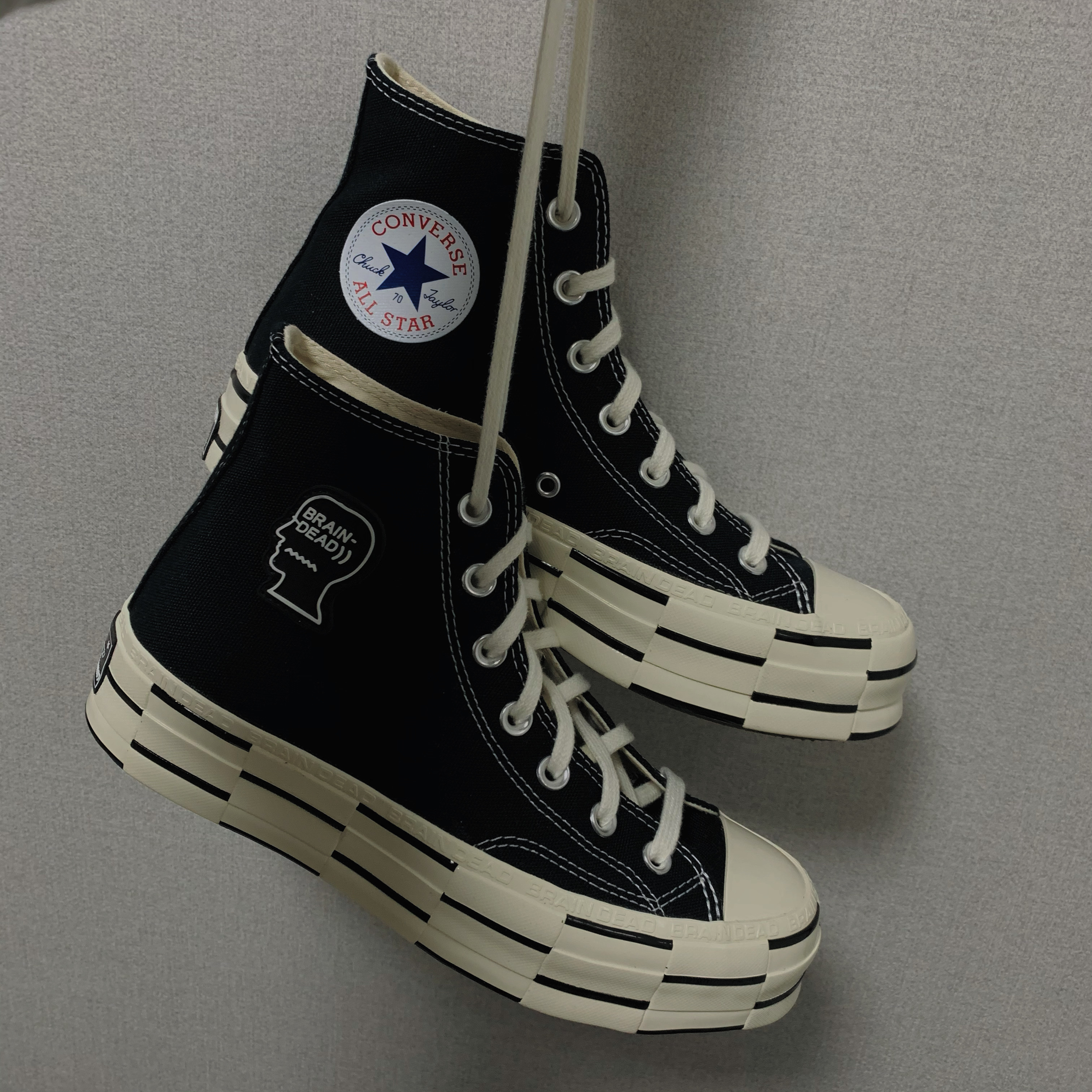 Converse x Brain Dead Chuck 70 Hi Black 착용 스타일