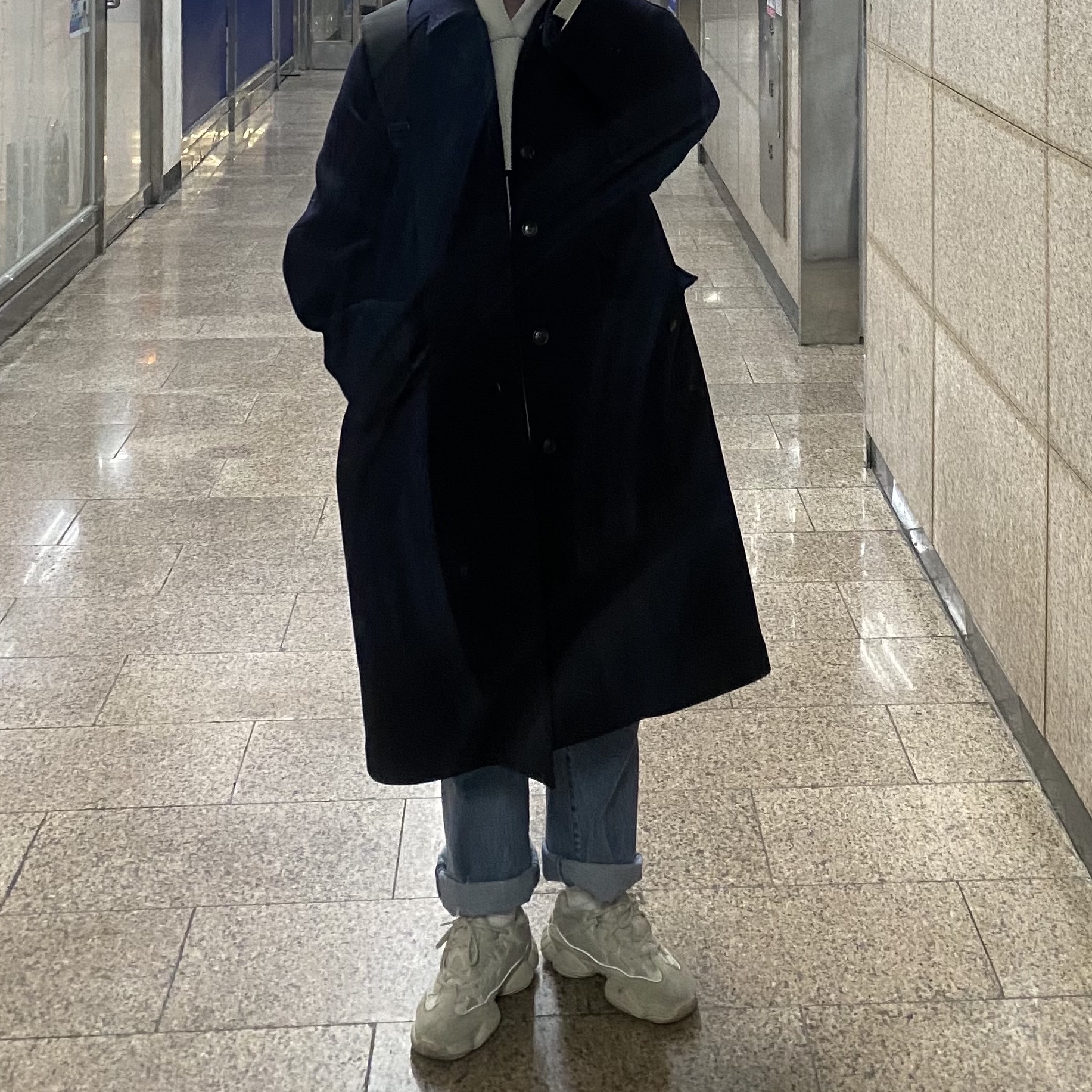 Essentials Knit Hoodie Cream - 20FW, Adidas Yeezy 500 Blush 2018 착용 스타일