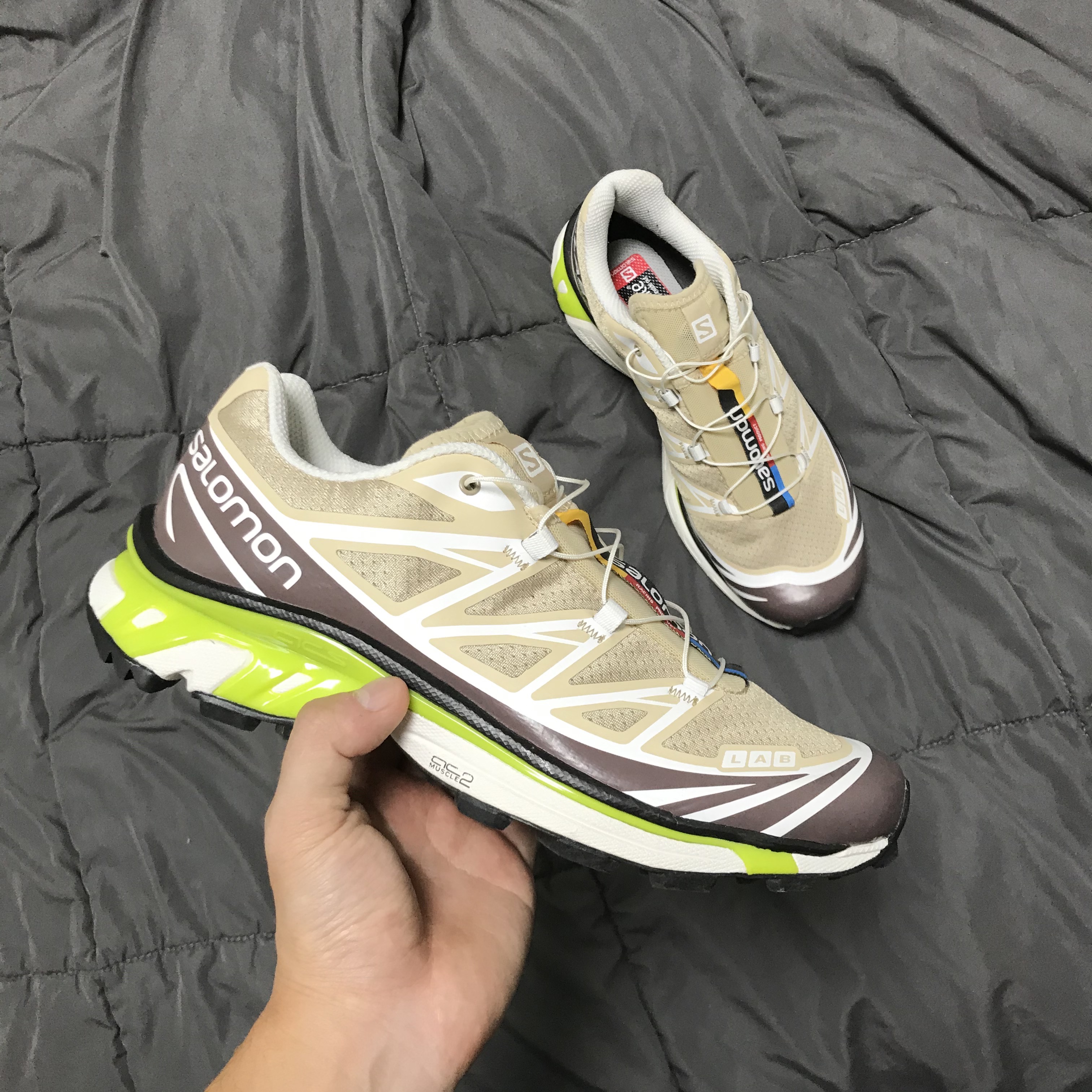 Salomon XT-6 ADV Pink, Salomon x Palace Speedcross 4 White 착용 스타일 - 4