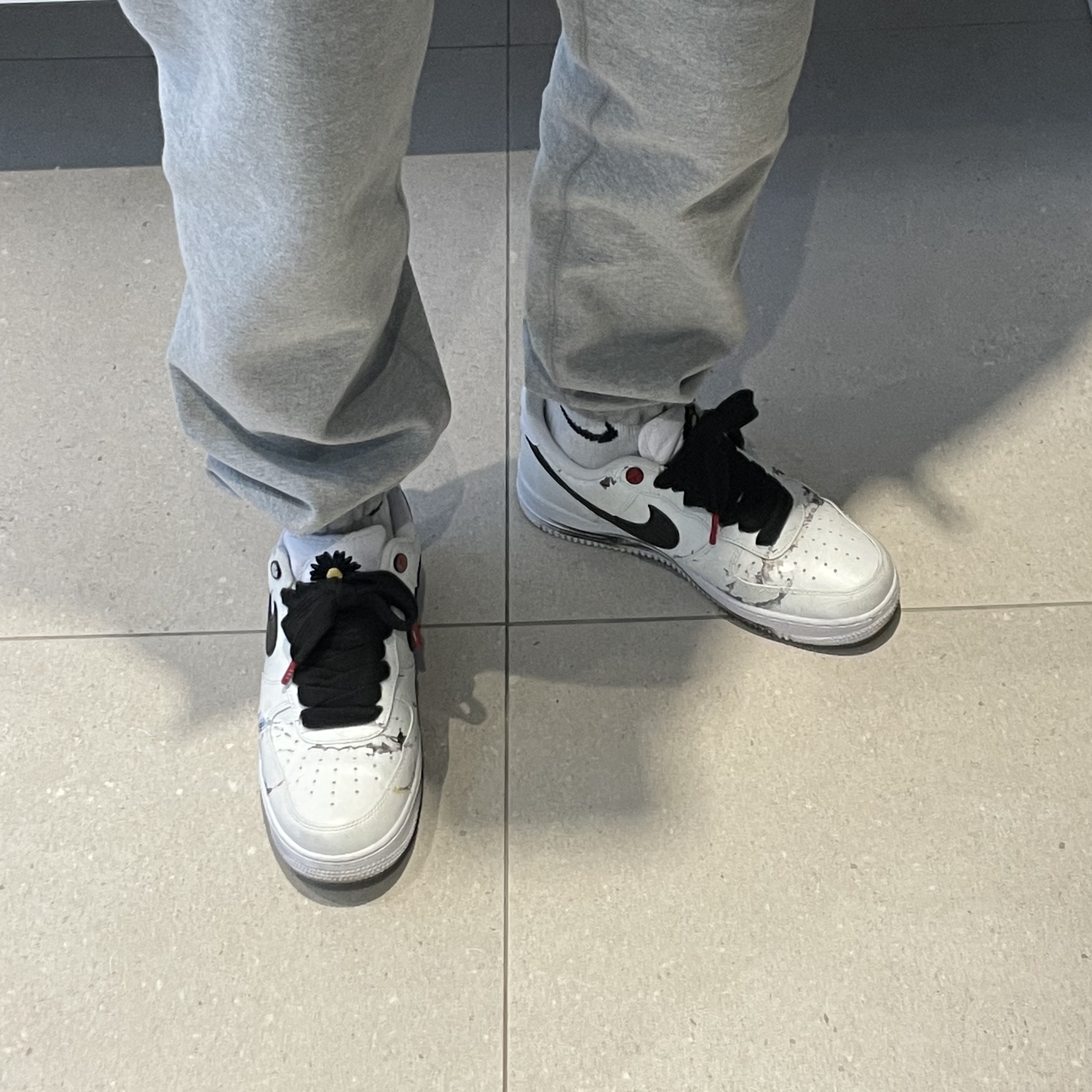 Nike x Peaceminusone Air Force 1 Low Para-Noise 2.0 착용 스타일