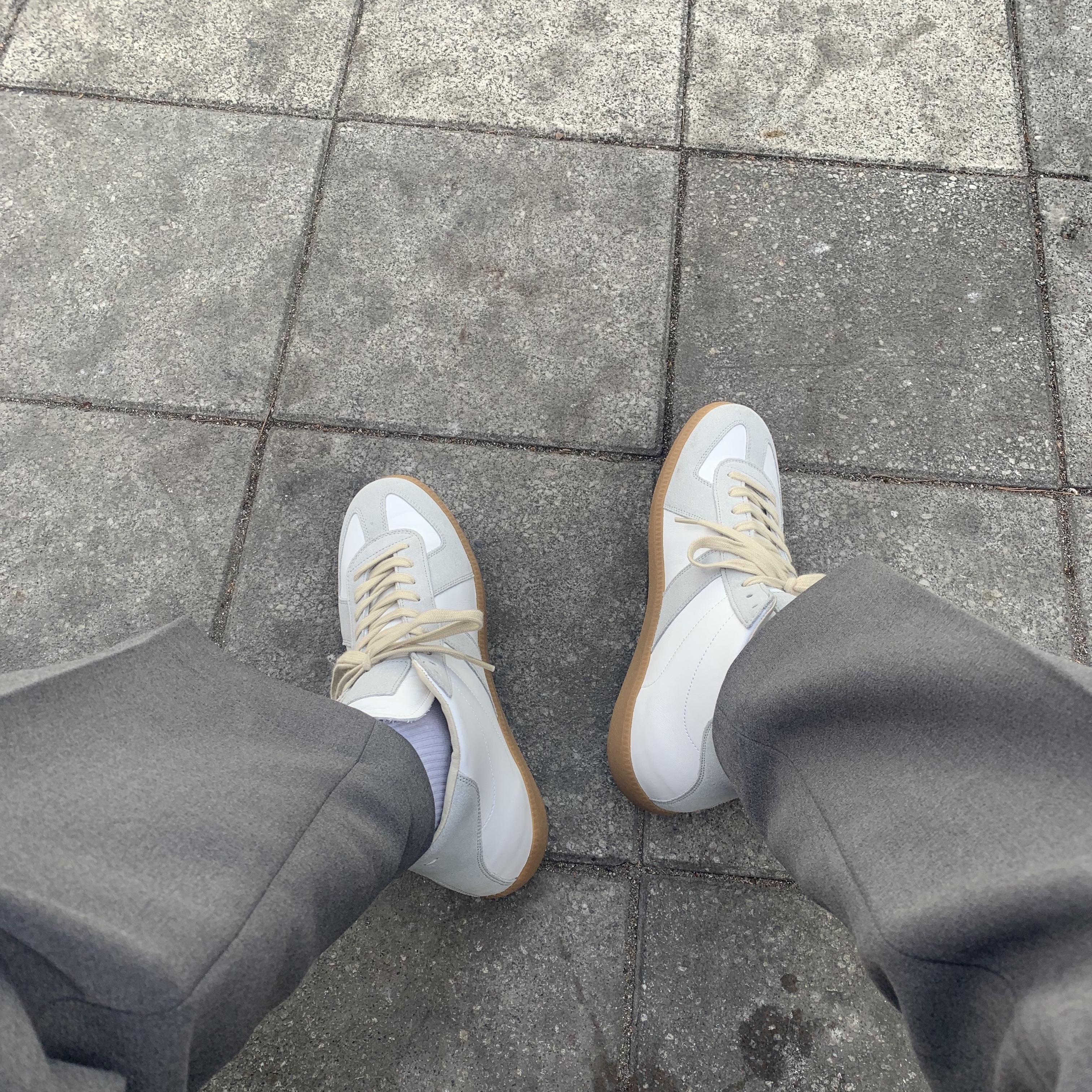 Maison Margiela High Top Replica Sneakers 착용 스타일