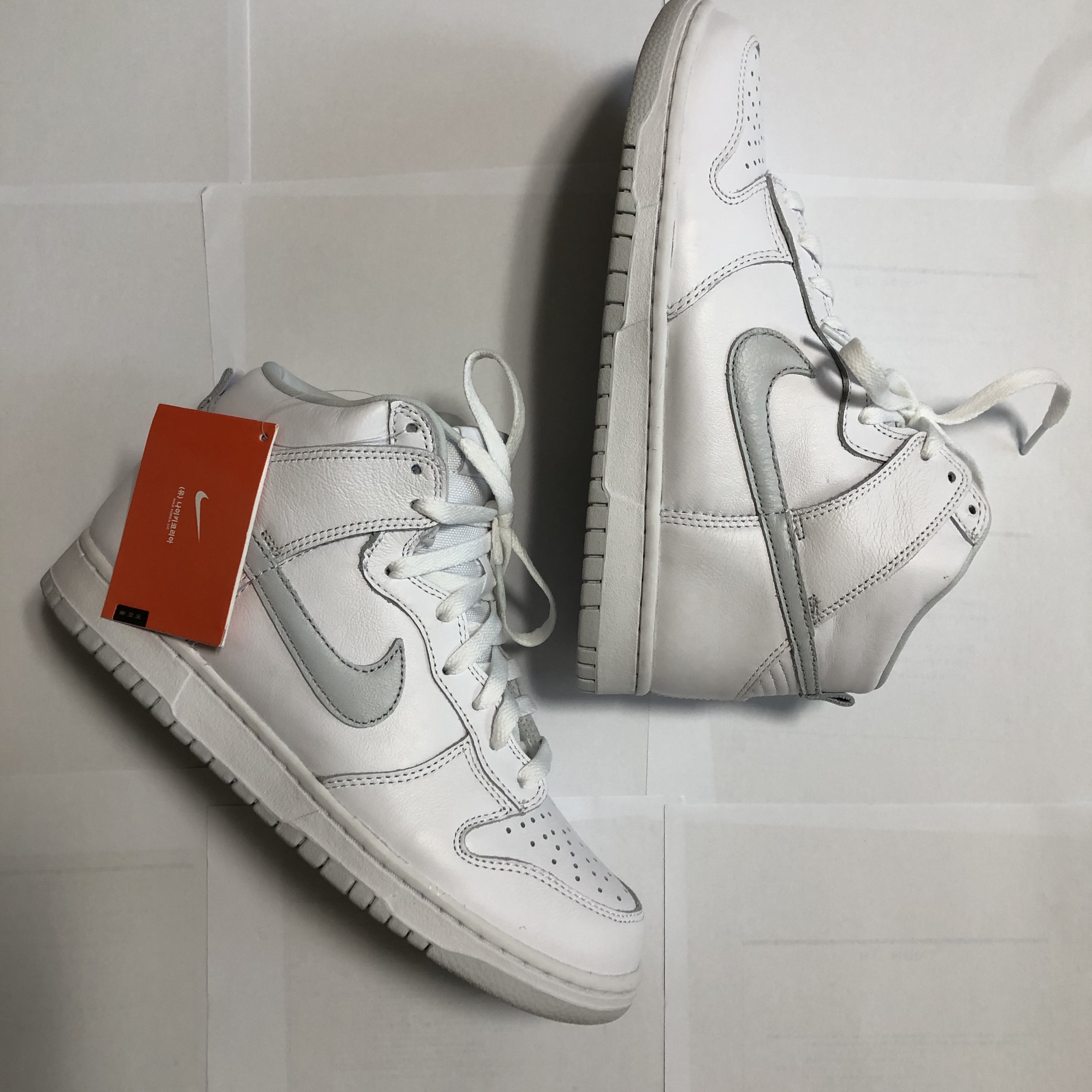 Nike Dunk High SP Pure Platinum 착용 스타일 - 1