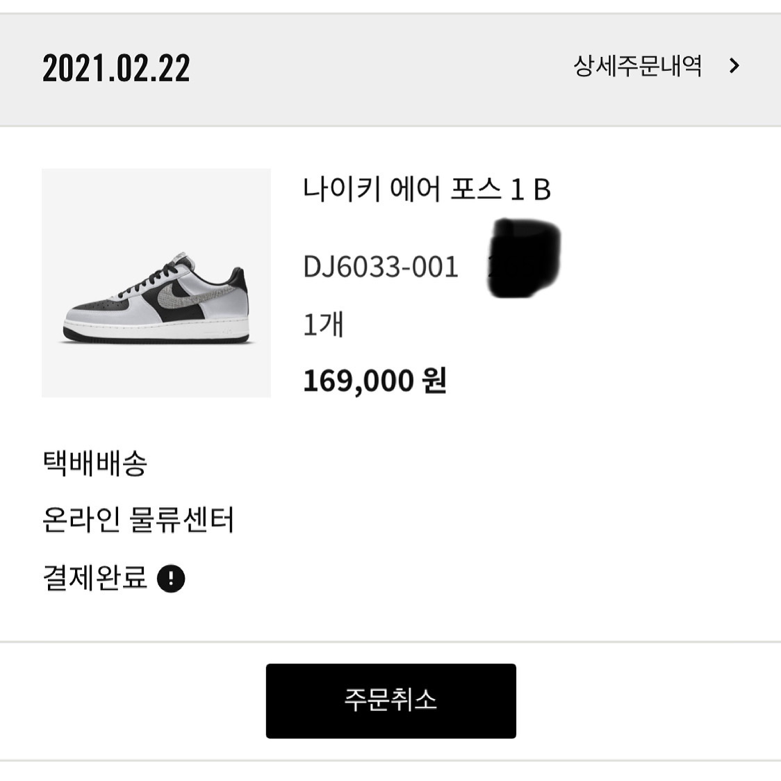 Nike Air Force 1 B Silver Snake 착용 스타일
