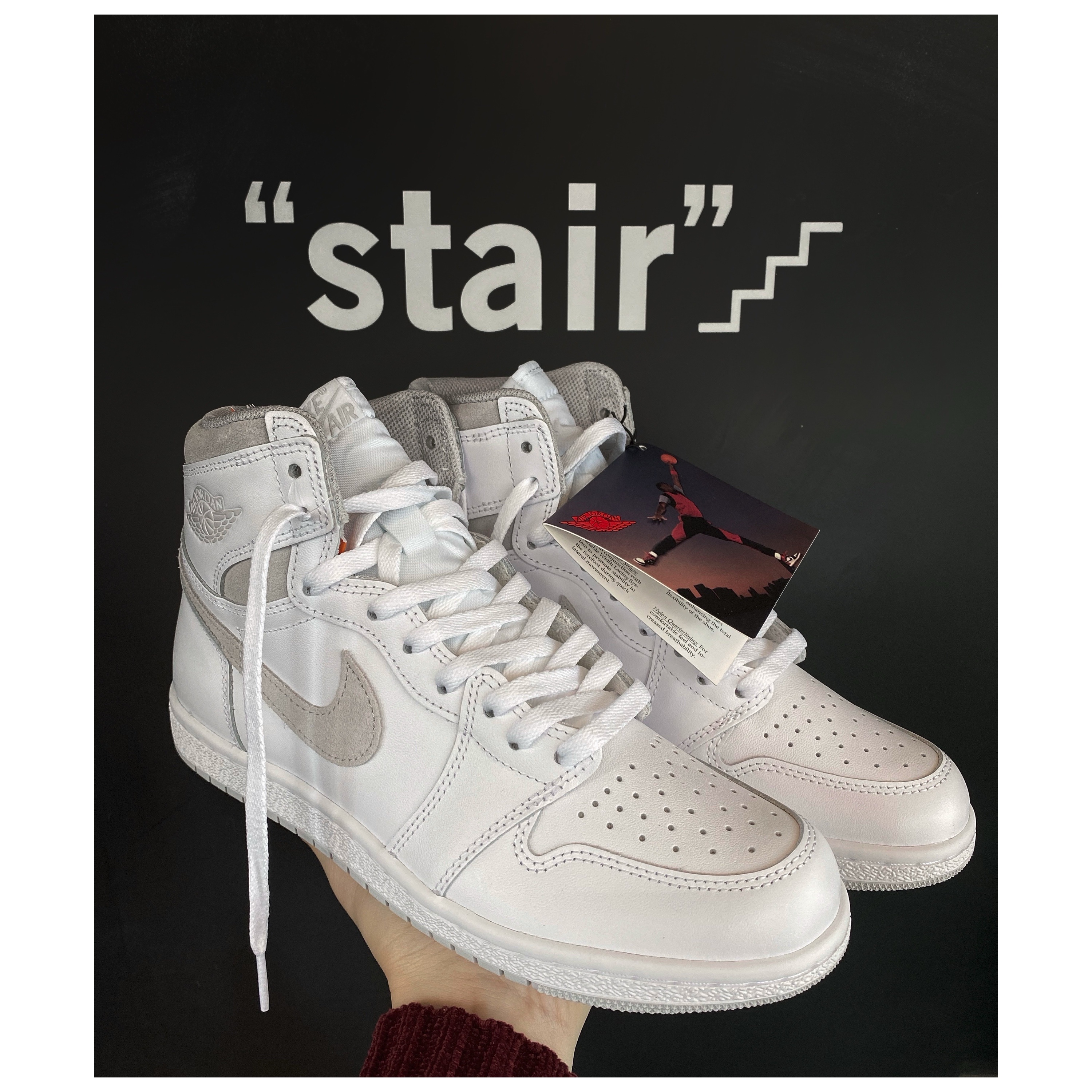 Jordan 1 High 85 Neutral Grey 착용 스타일 - 1