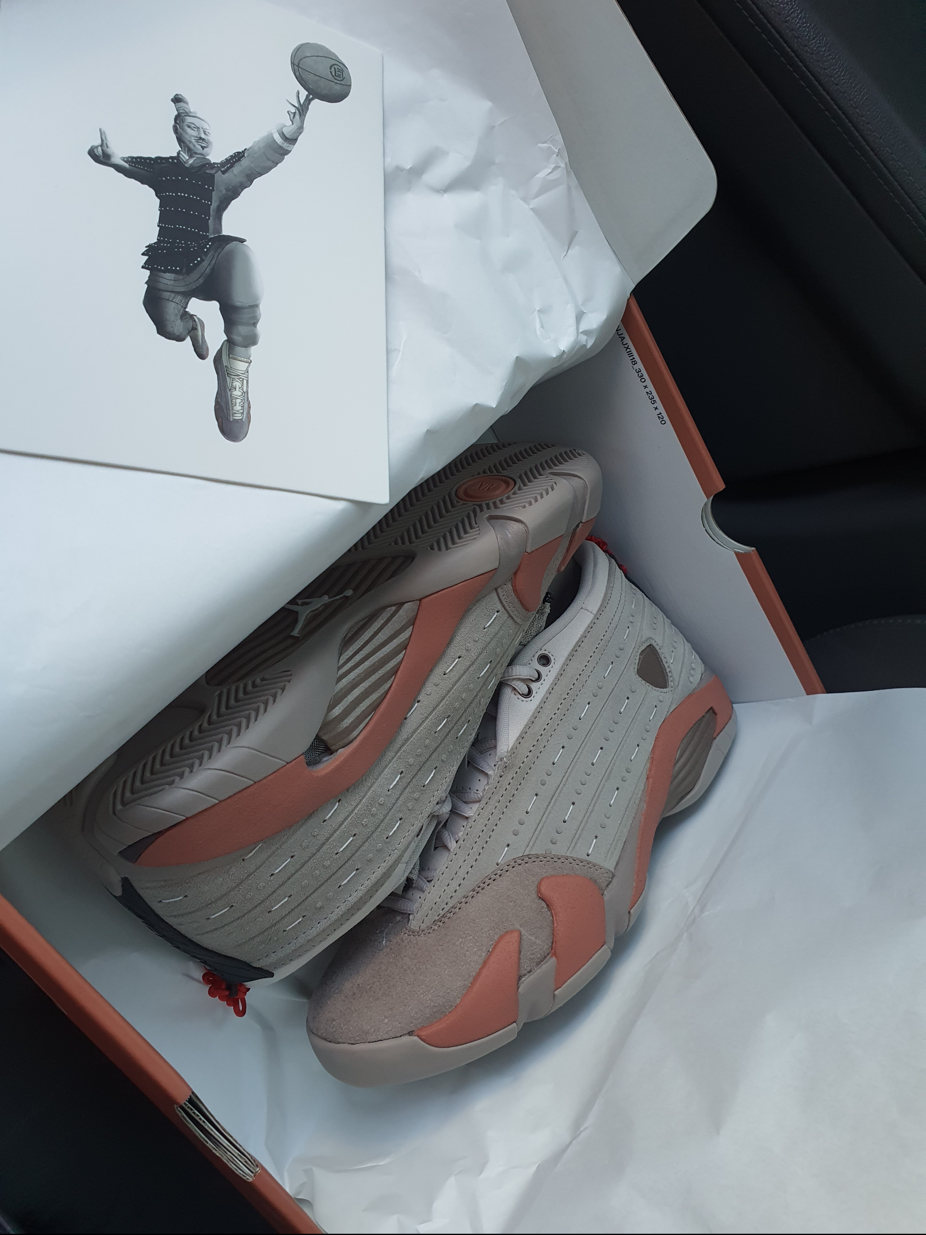 Jordan 14 x Clot Retro Low Terracotta 착용 스타일 - 2