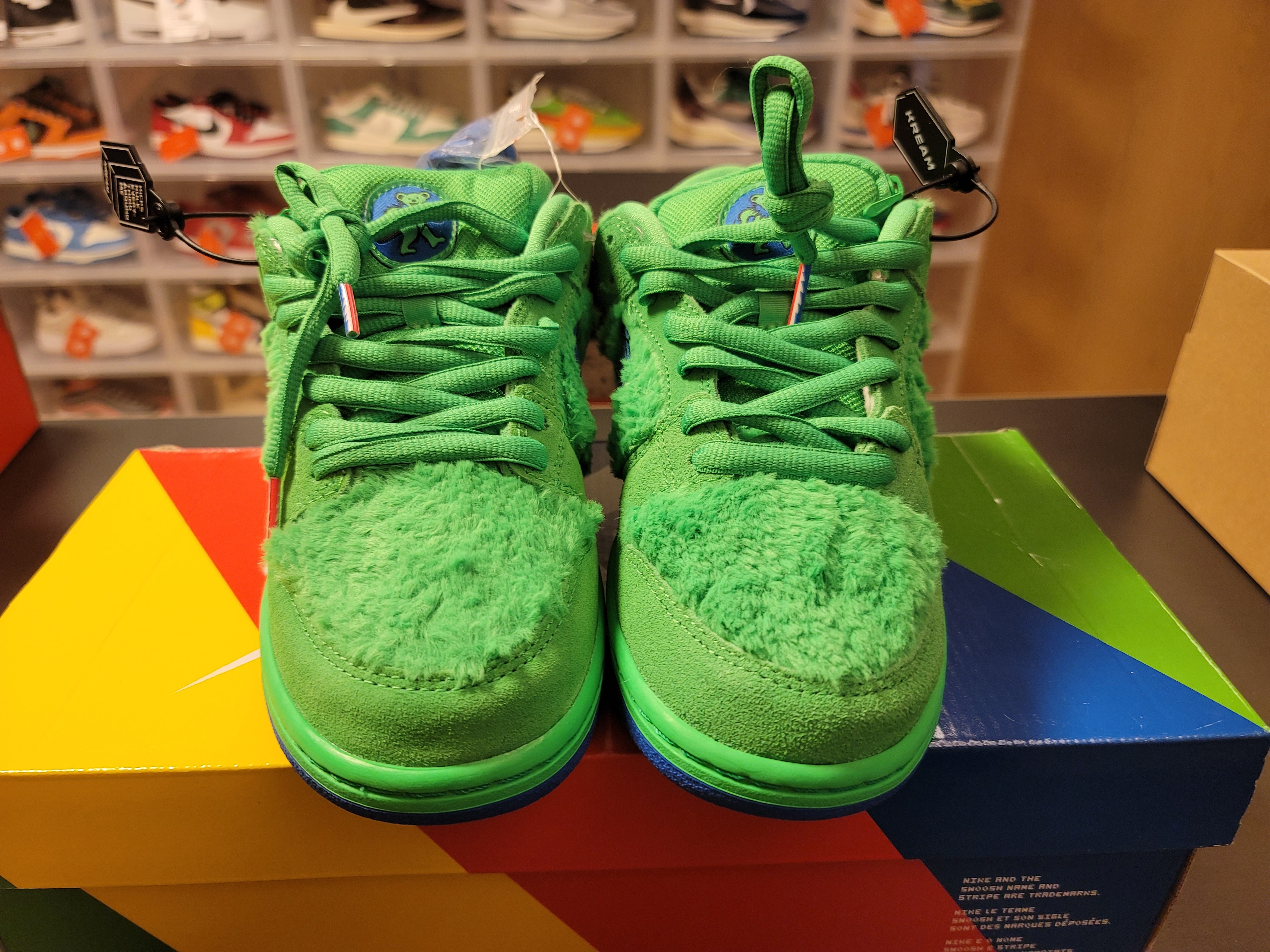Nike x Grateful Dead SB Dunk Low Green Bear 착용 스타일 - 1