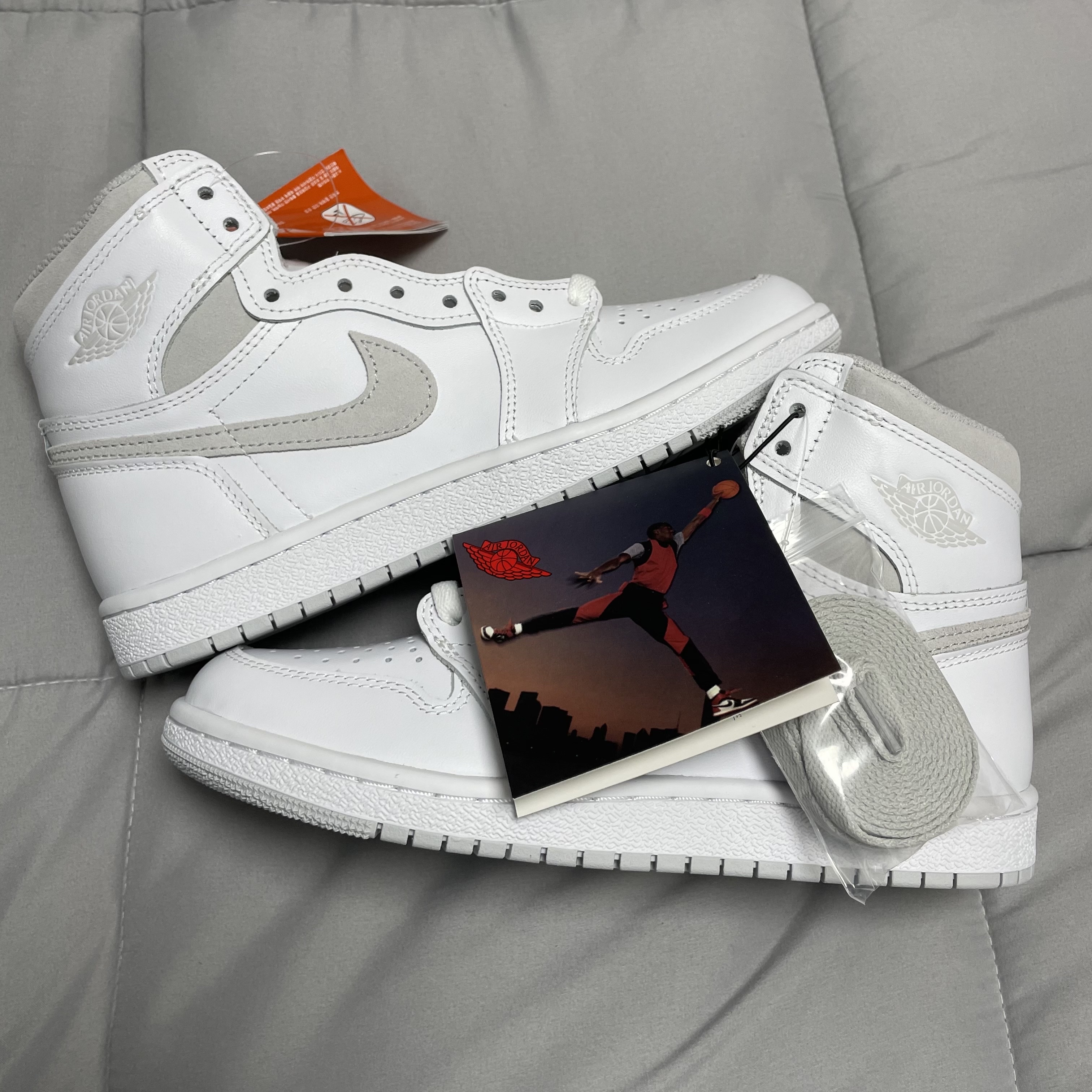 Jordan 1 High 85 Neutral Grey 착용 스타일 - 4