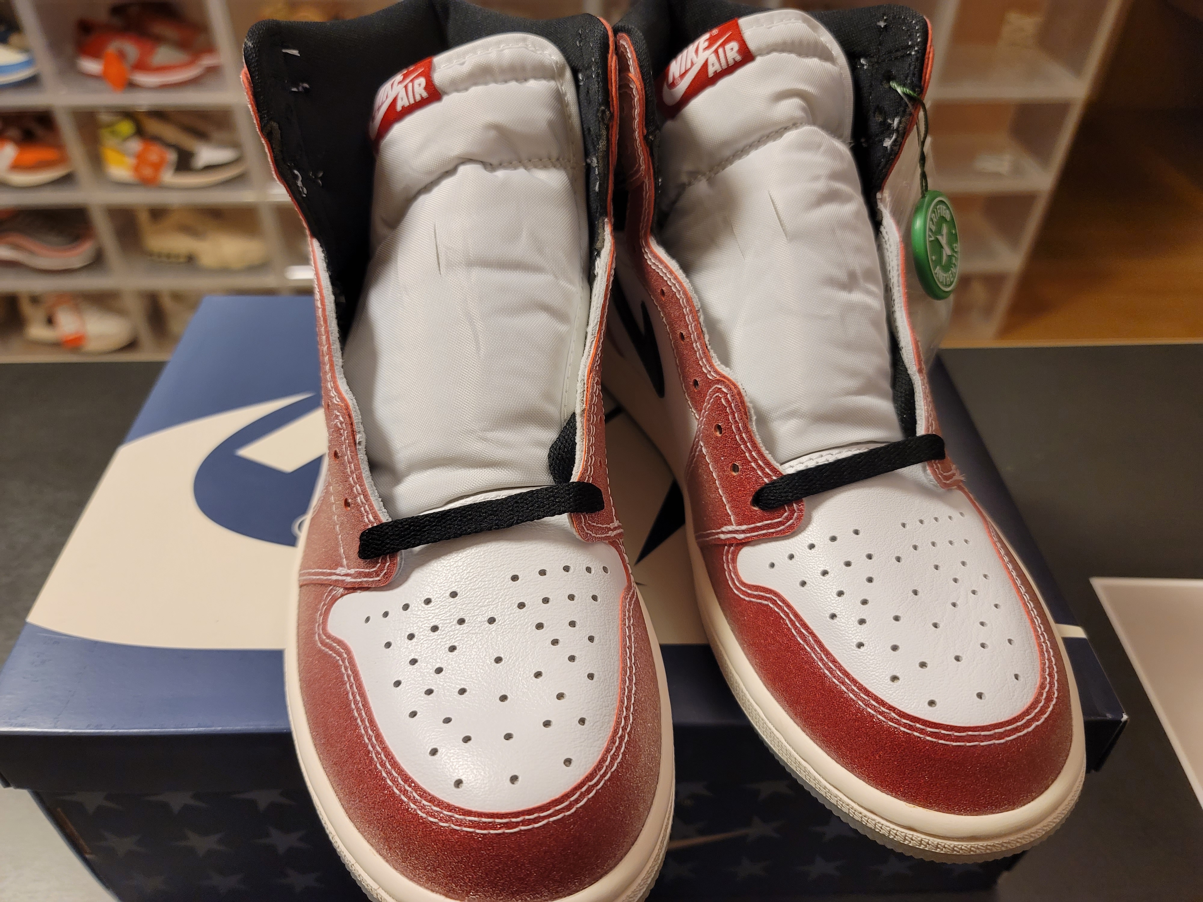 Jordan 1 x Trophy Room Retro High OG SP Chicago 착용 스타일 - 1
