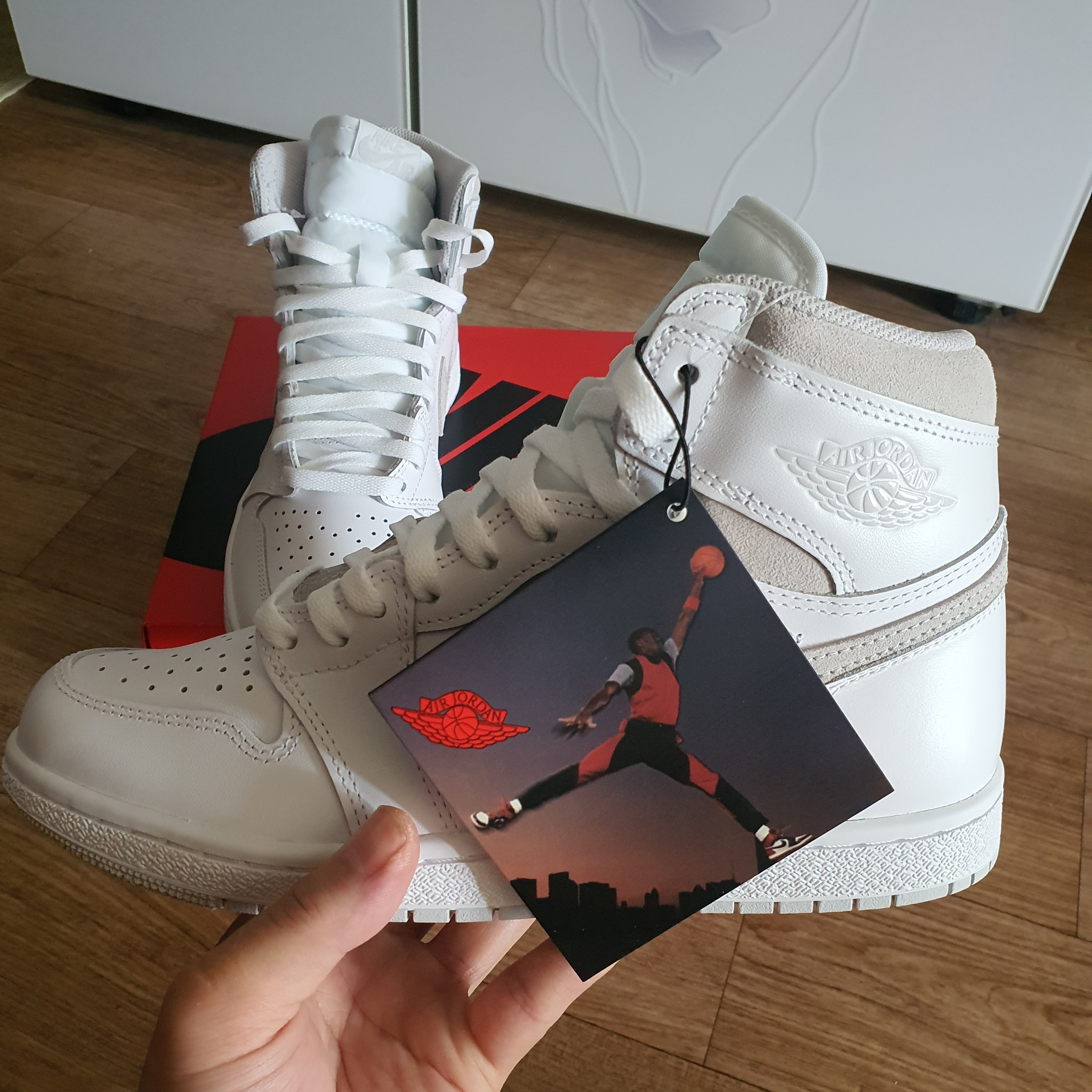 Jordan 1 High 85 Neutral Grey 착용 스타일 - 3