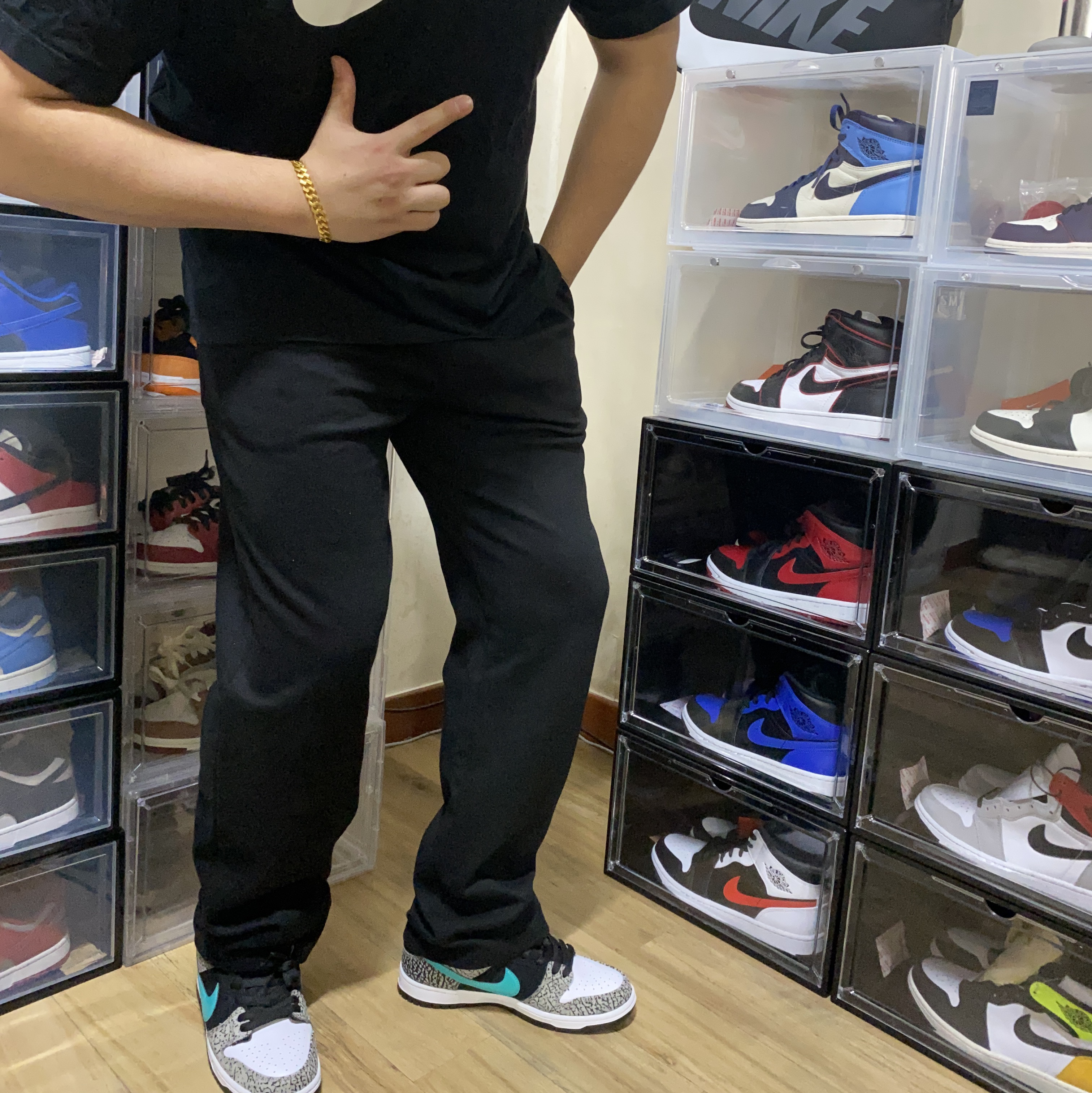 Nike SB Dunk Low Pro Clear Jade 착용 스타일