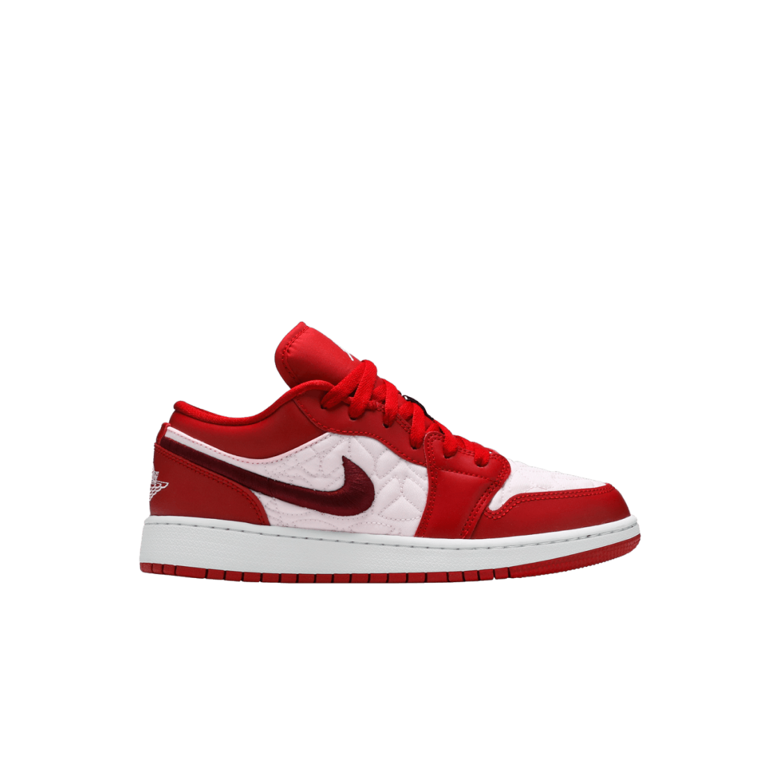 DB3621-600 (GS) Jordan 1 Low SE Red Quilt - 대표 이미지 #1