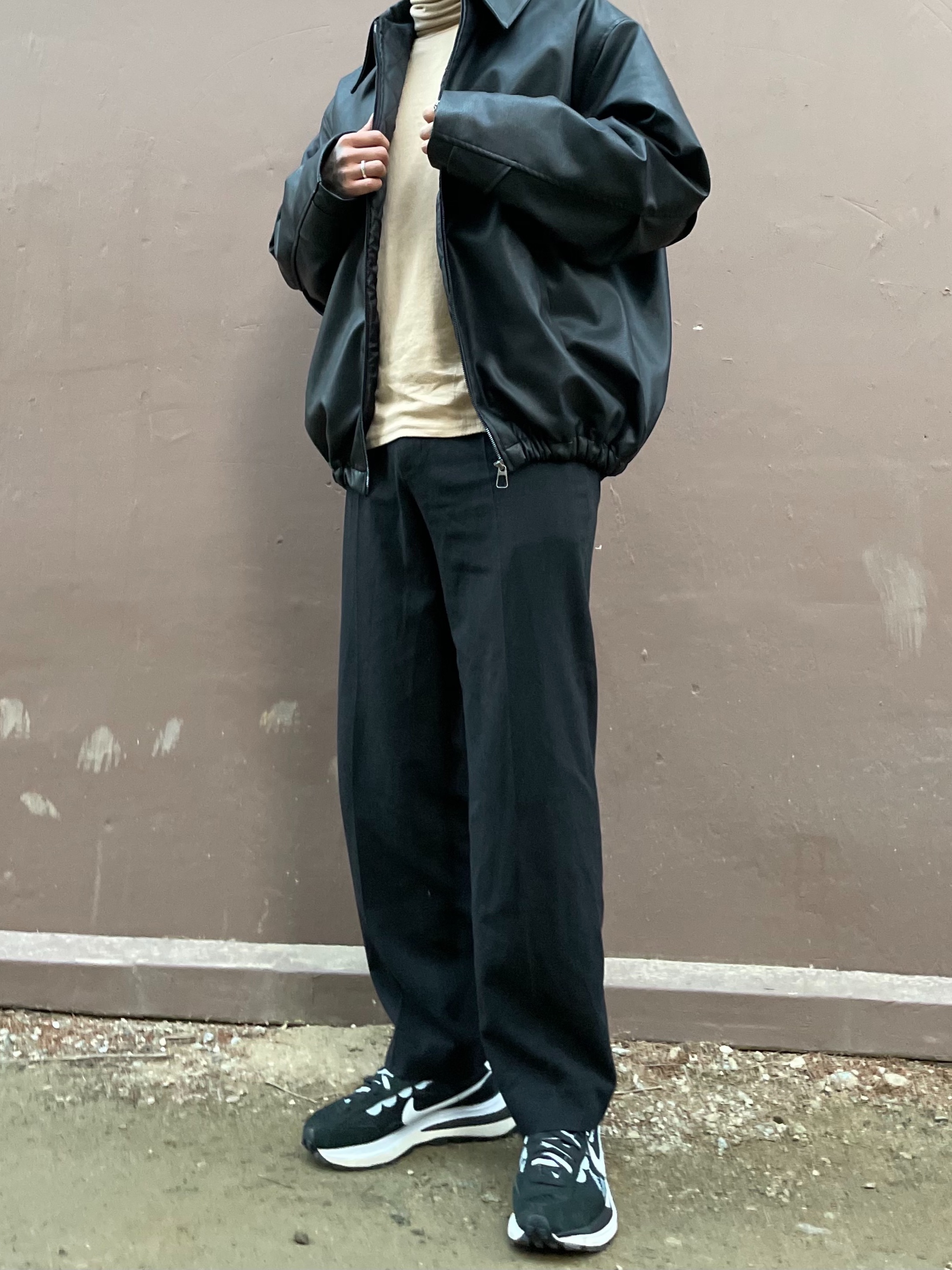 Nike x Sacai VaporWaffle Black White 착용 스타일