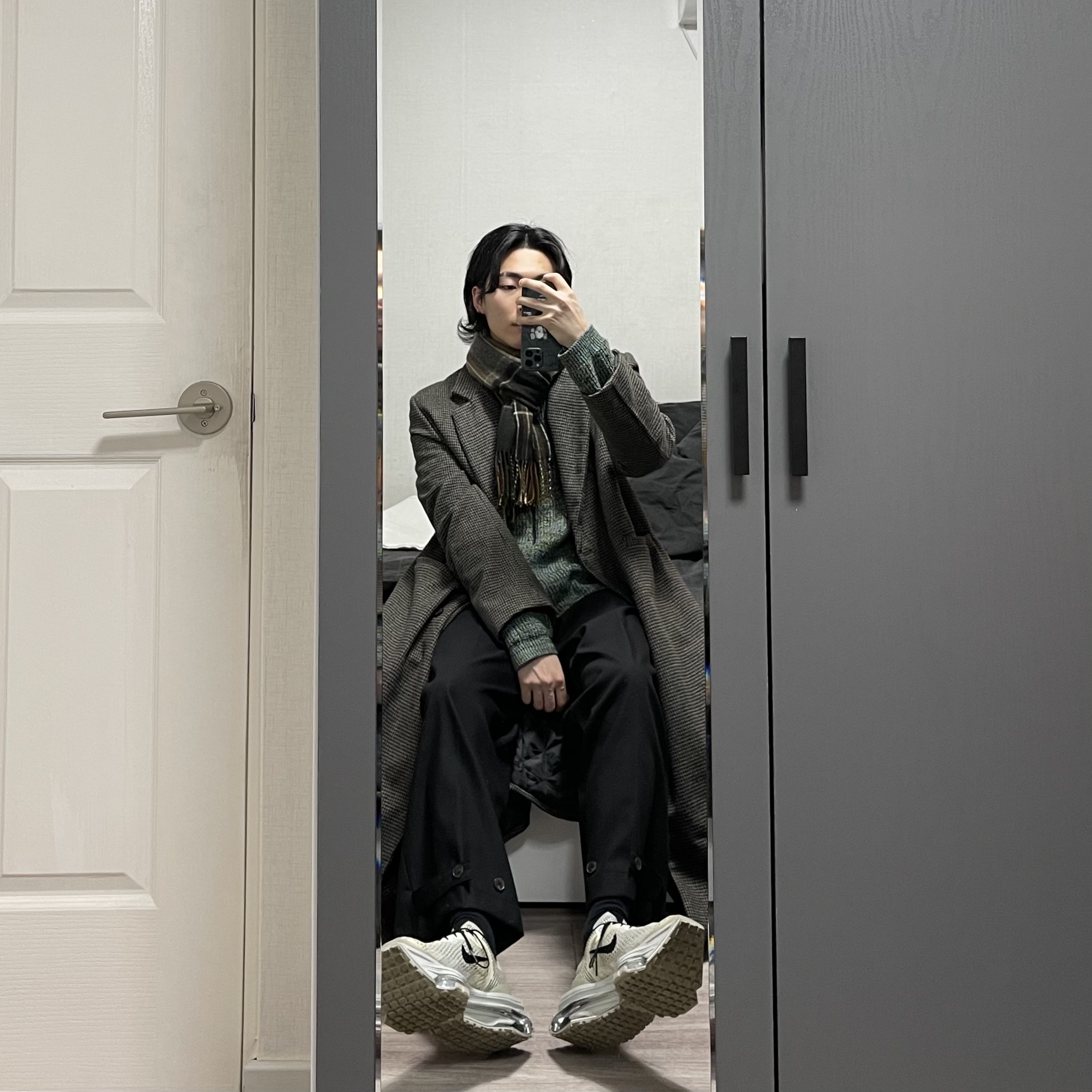 Nike x Matthew M Williams Zoom 004 Stone 착용 스타일 - 2